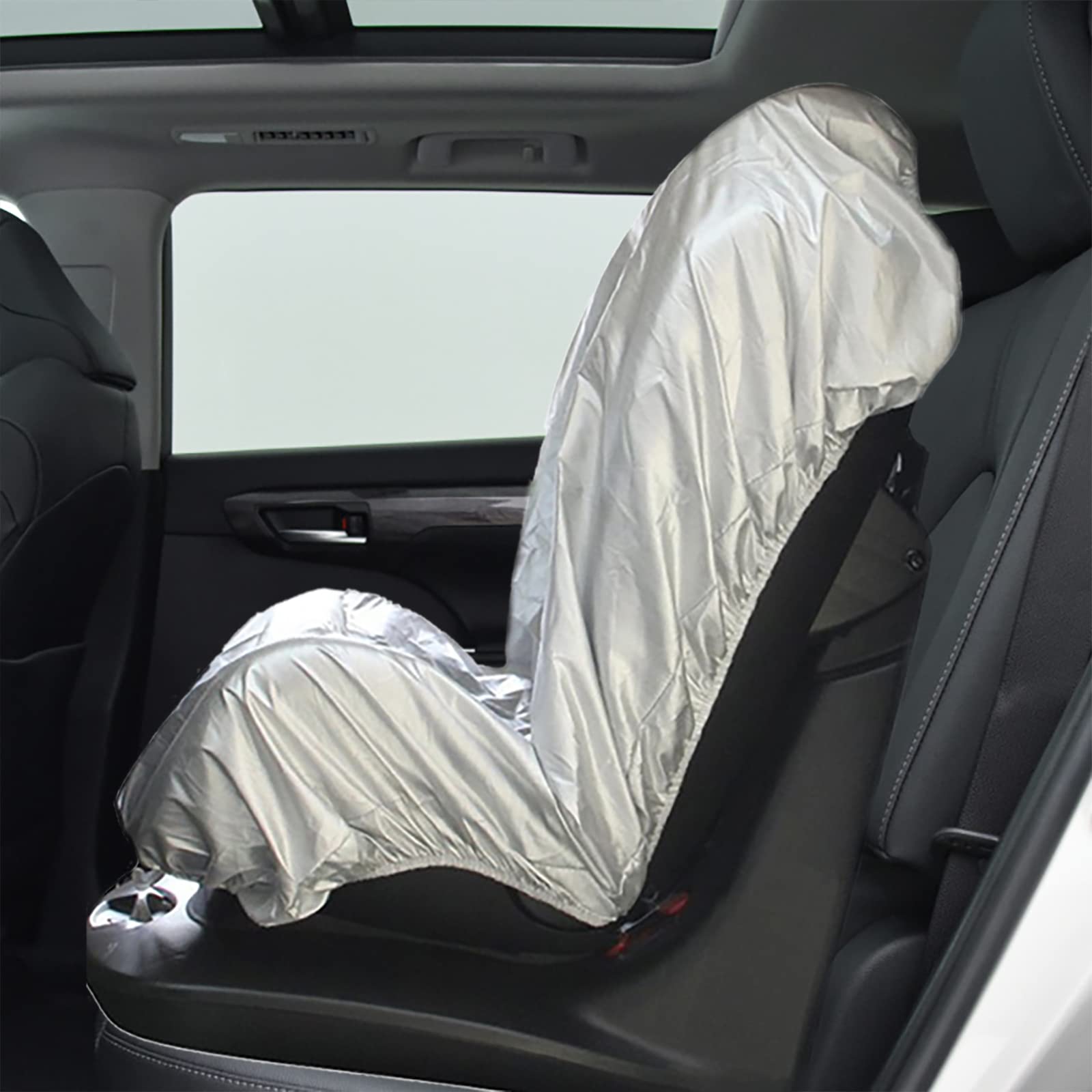 Premium Car Seat Sun Shade Cover - Reflective UV Protection for Baby & Child Safety, Cool Car Seat Protector with Maximum Extension 42.5
