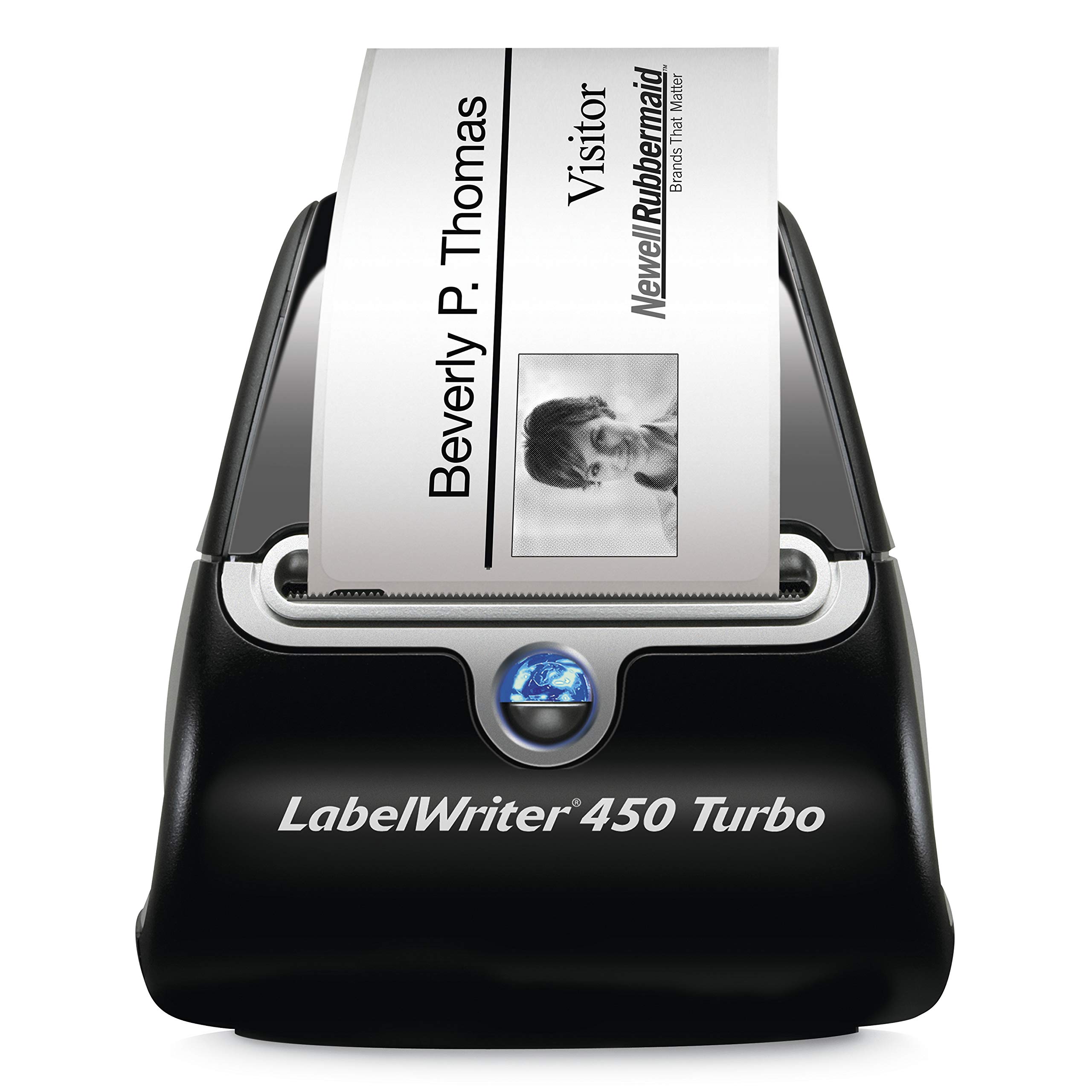 Dymo LabelWriter 450 Turbo Direct Thermal Label Printer - High-Speed Monochrome Label Printing for Shipping, Filing & Organization - Perfect for Home Office, Small Business & Warehouse Use
