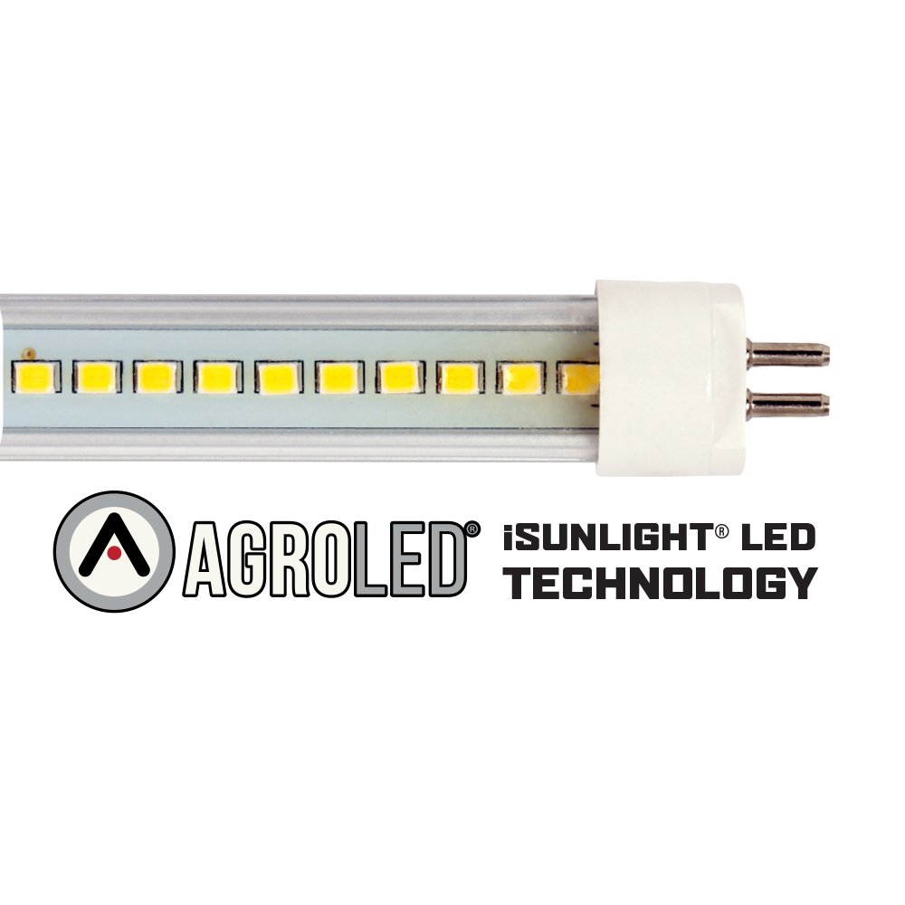 T5 LED Grow Light Fixture 4ft 4-Lamp 120V for Indoor Hydroponics & Greenhouse Plants - Perfect for Seedlings, Herbs, and Vegetables Cultivation