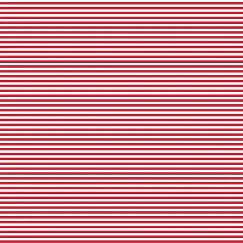 Devonstone Fundamentals DV2840 1/8 Stripe Red Delicious - Perfect for Home Decor, DIY Crafts, and Gift Wrapping