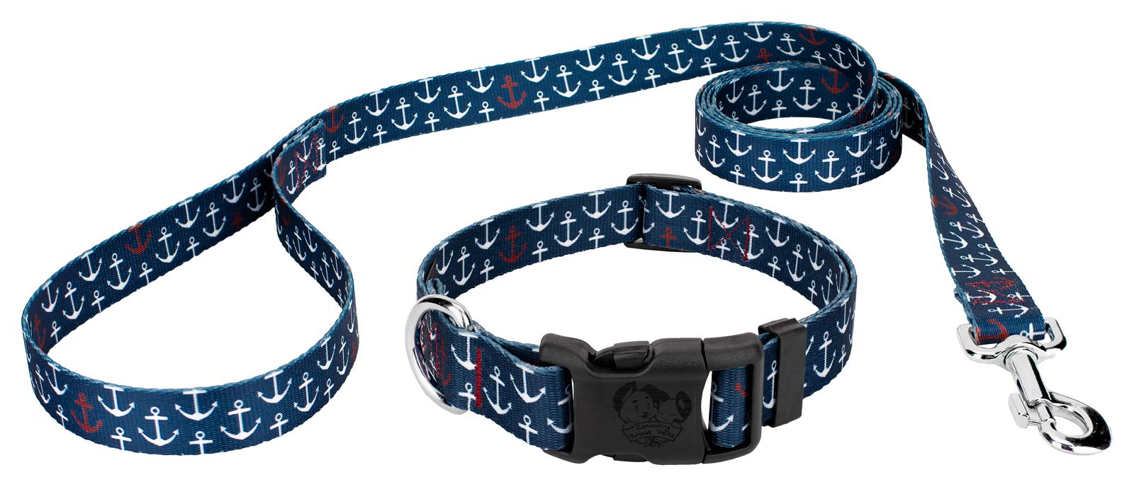 Country Brook Petz - Premium Dog Collar and Leash Set - Summer Breeze Collection with 6 Vibrant Patterns | Comfortable & Durable Pet Accessories for Walking, Training & Outdoor Adventures