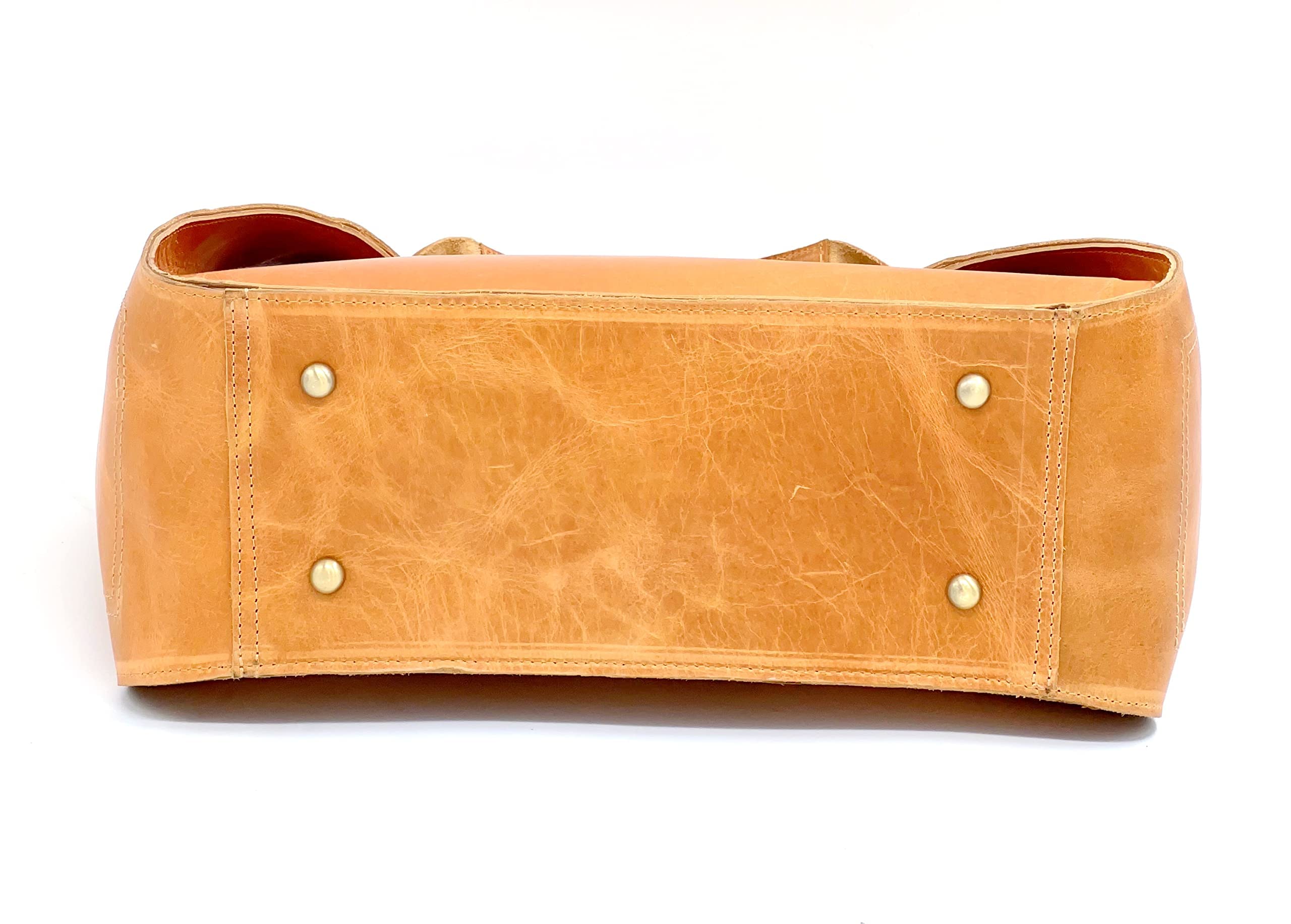 Premium Genuine Full Grain Leather Shoulder Tote Bag for Women - Stylish & Durable Handbag for Work, Travel & Everyday Use