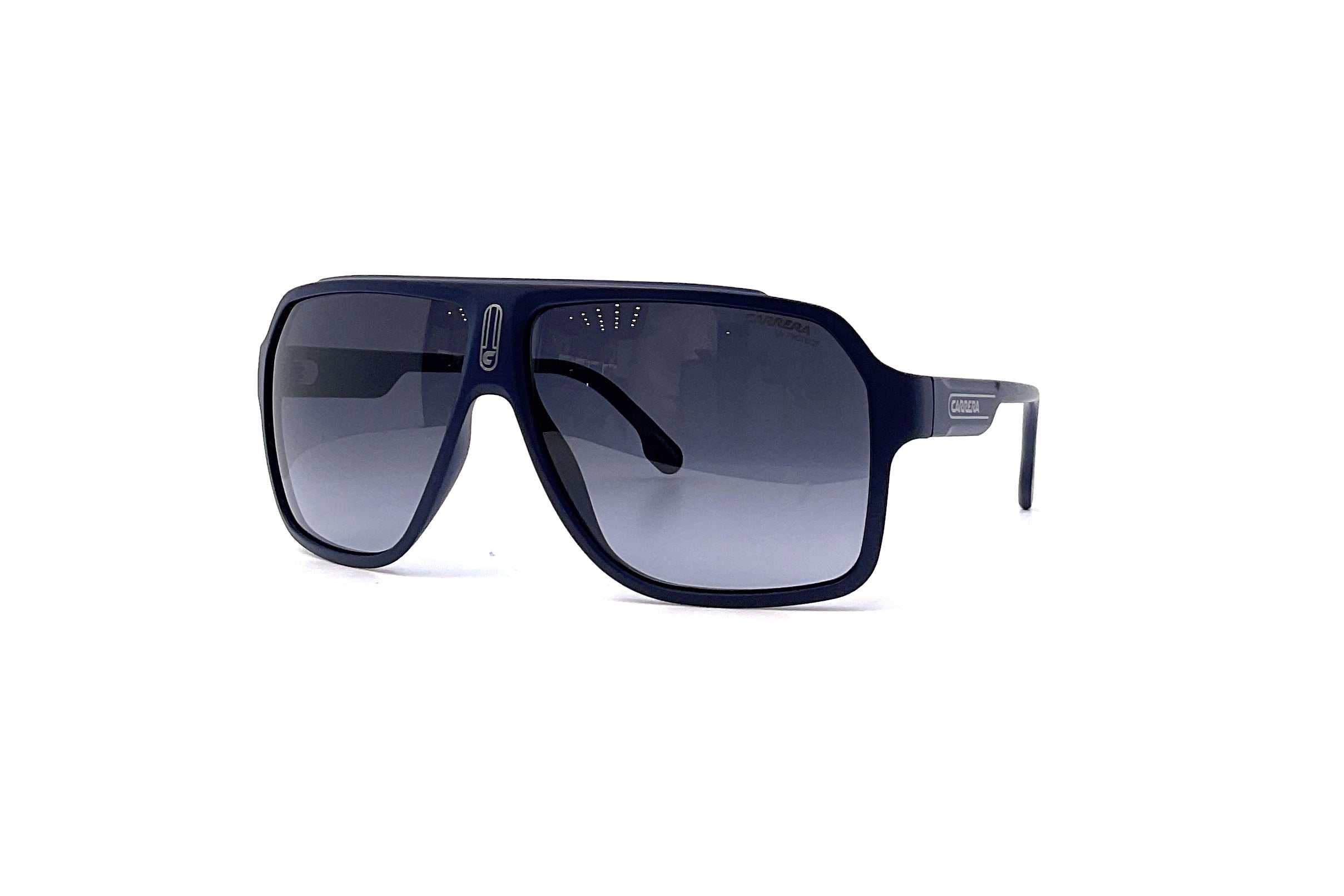 Carrera 1030/S Matte Blue Sunglasses - Polarized UV Protection for Men & Women - Perfect for Driving, Running, and Outdoor Activities