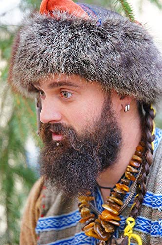 20x30 Inch Laminated Poster - Home Comforts Head Portrait with Beard & Modesto Hat - Vibrant Colors & HD Imagery - Perfect for Living Room, Bedroom, or Office Wall Decor - Fits Standard Frames