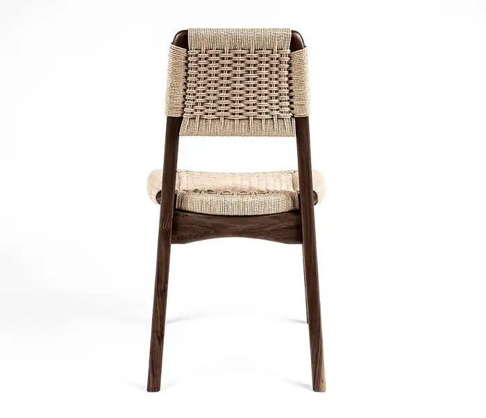 Handmade Woven Danish Cord Dining Chair - Mid Century Modern Design | Stylish & Comfortable Seating for Dining Room, Kitchen, or Office