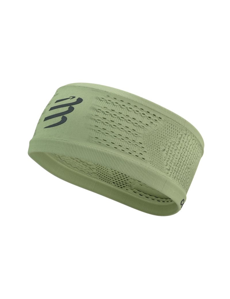 Compressport Unisex Headband On/Off Nile - Sweat-Wicking Sports Headband for Running, Cycling & Workouts - Adjustable Comfort for Men & Women