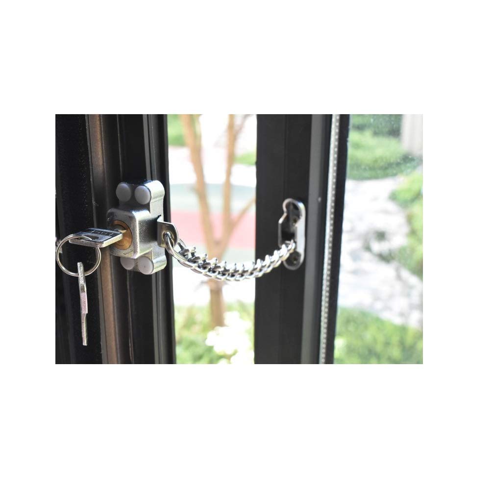 Child Safety Window Lock - Adjustable Security Restrictor for Casement Windows & Doors | Secondary Sash Lock for Ventilation | Anti-Theft & Fall Prevention | Pack of 20 by LOCKA | Perfect for Home, Office & School Safety