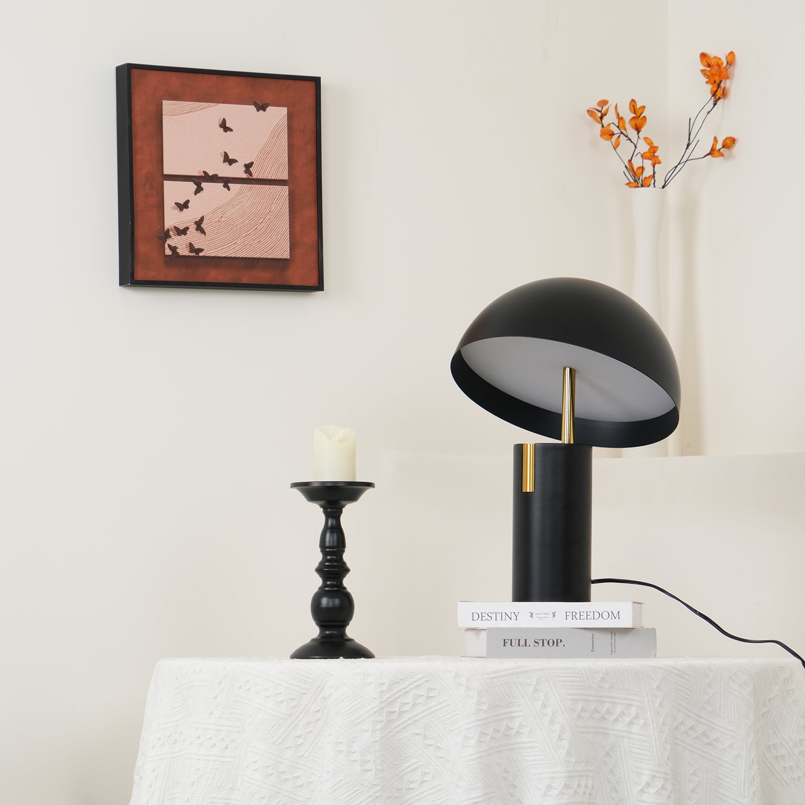 Modern Avo Table Lamp - Adjustable LED Desk Light with USB Port for Bedroom, Office & Study - Perfect for Reading, Working & Nightstand Use
