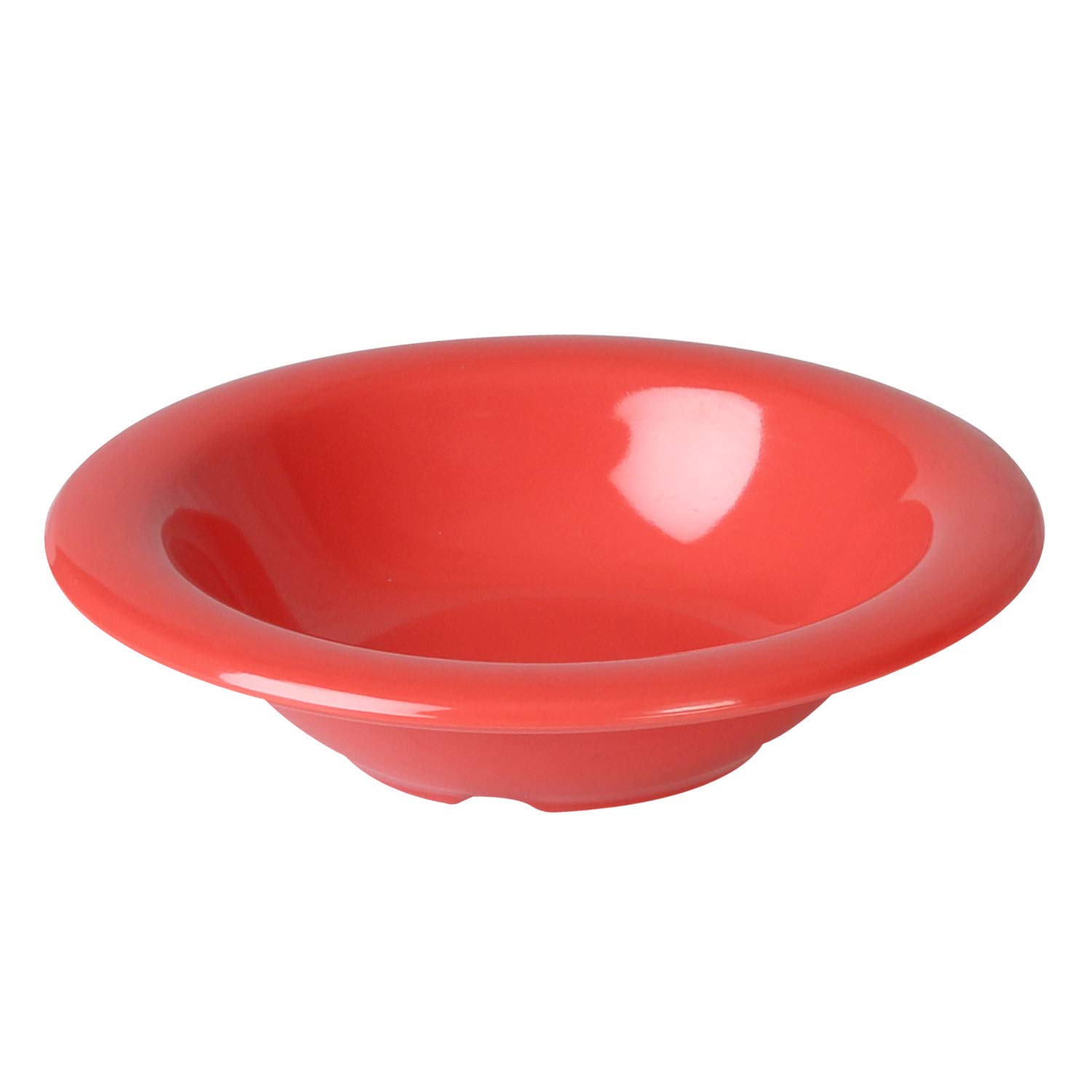 Thunder Group Orange Melamine Salad Bowl Set - 6 Inch, 8 oz (12-Pack) | Durable & Lightweight Dinnerware for Restaurants, Picnics & Outdoor Dining