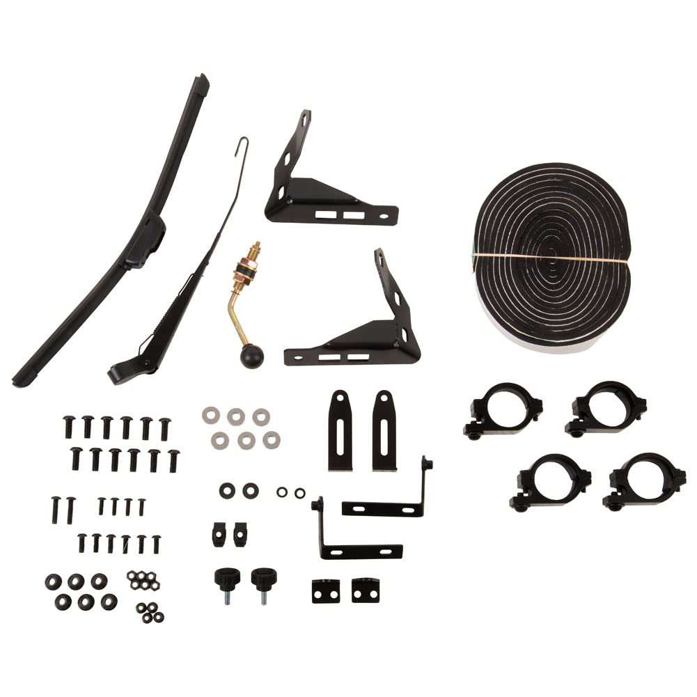 Tusk UTV Full Glass Windshield with Vent & 16