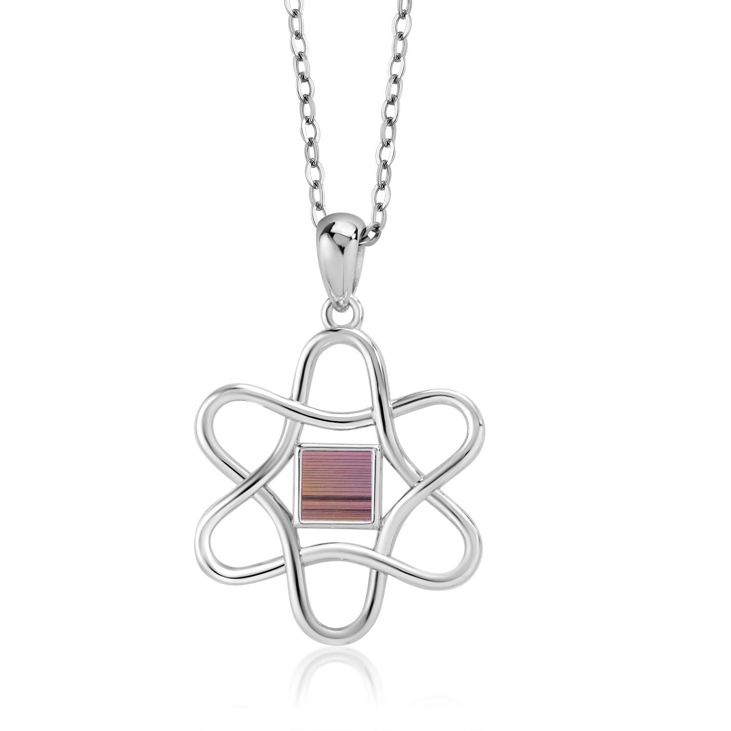 925 Sterling Silver Star of David Pendant Necklace with Jerusalem Nano Bible - 18 Inch Silver Chain for Jewish Jewelry Gifts & Religious Occasions