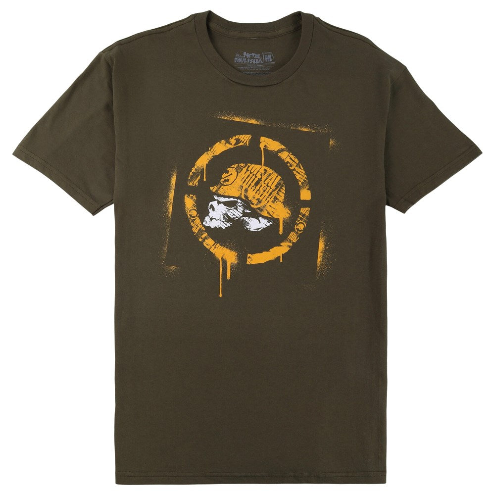 Metal Mulisha Stencil Graphic T-Shirt for Men - Edgy Streetwear & Skater Style - Perfect for Concerts, Skateboarding & Urban Fashion