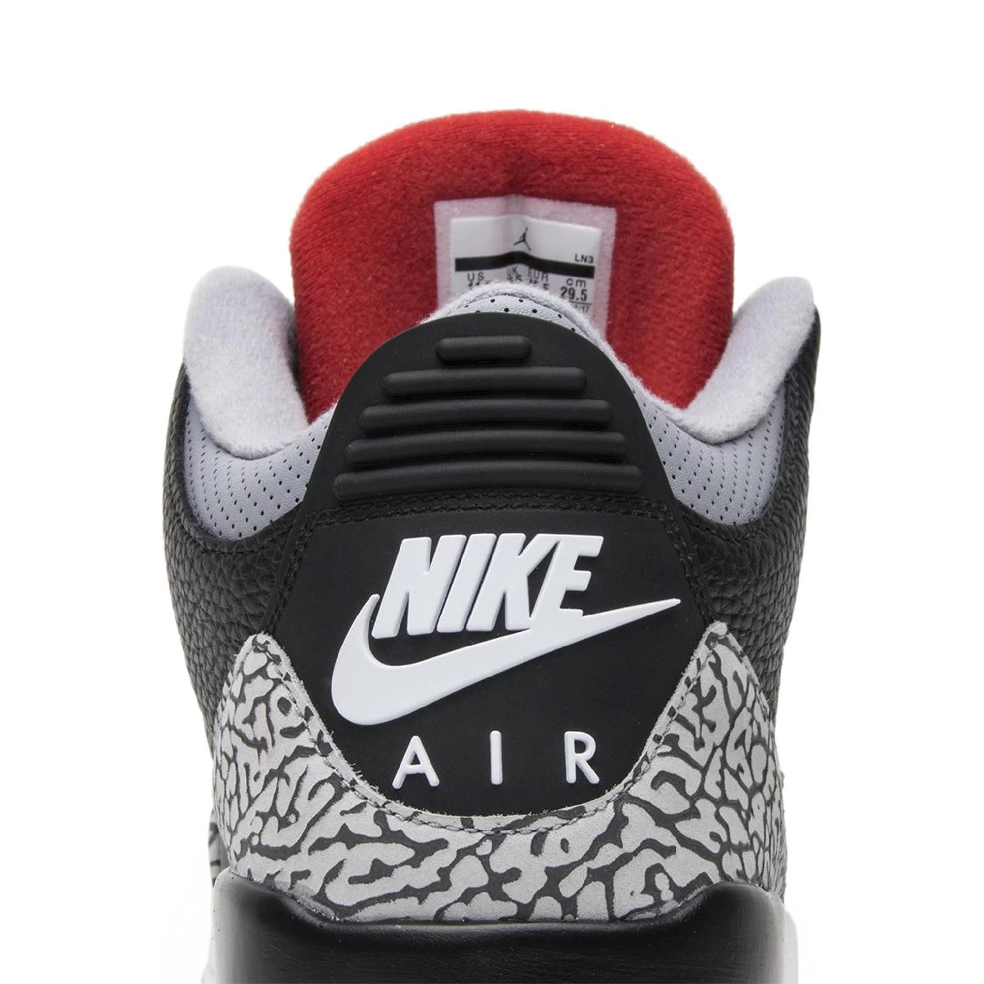 Air Jordan 3 Retro 'Cement' 2018 Black - Men's Basketball Sneakers for Casual Wear & Street Style (New)