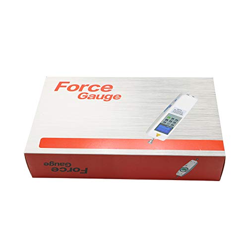 Digital Force Gauge HF-30 - 3 Measurement Units (N, Kg, Lb) Push Pull Tester with RS232 Cable & Software | Precision Dynamometer for Industrial Testing, Quality Control & Lab Measurements