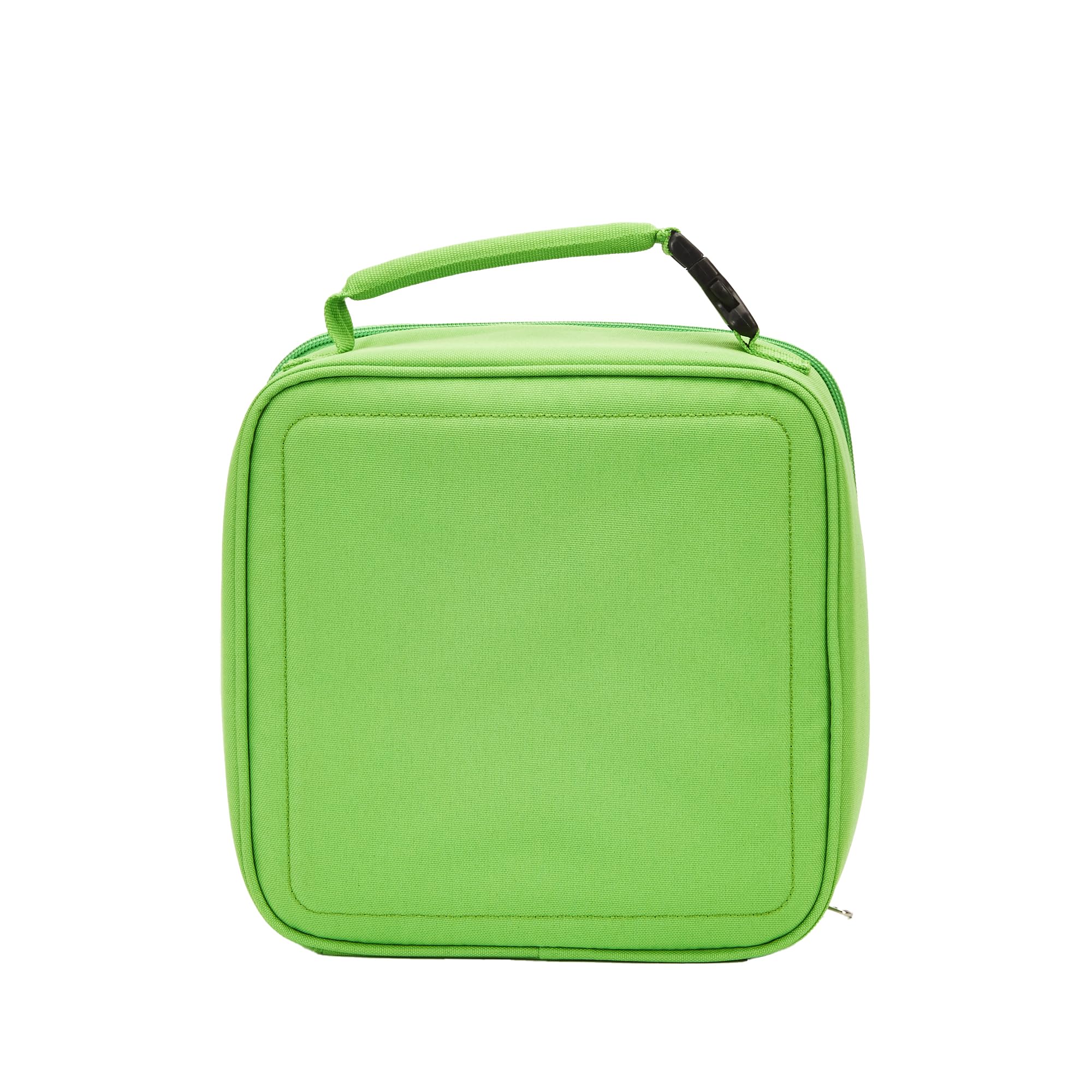 LEGO Insulated Lunch Box with Mesh Pouch & Zipper Compartment - Durable Reusable Food Container for Kids & Adults - Perfect for School, Work, Picnics & Outdoor Activities (Green)
