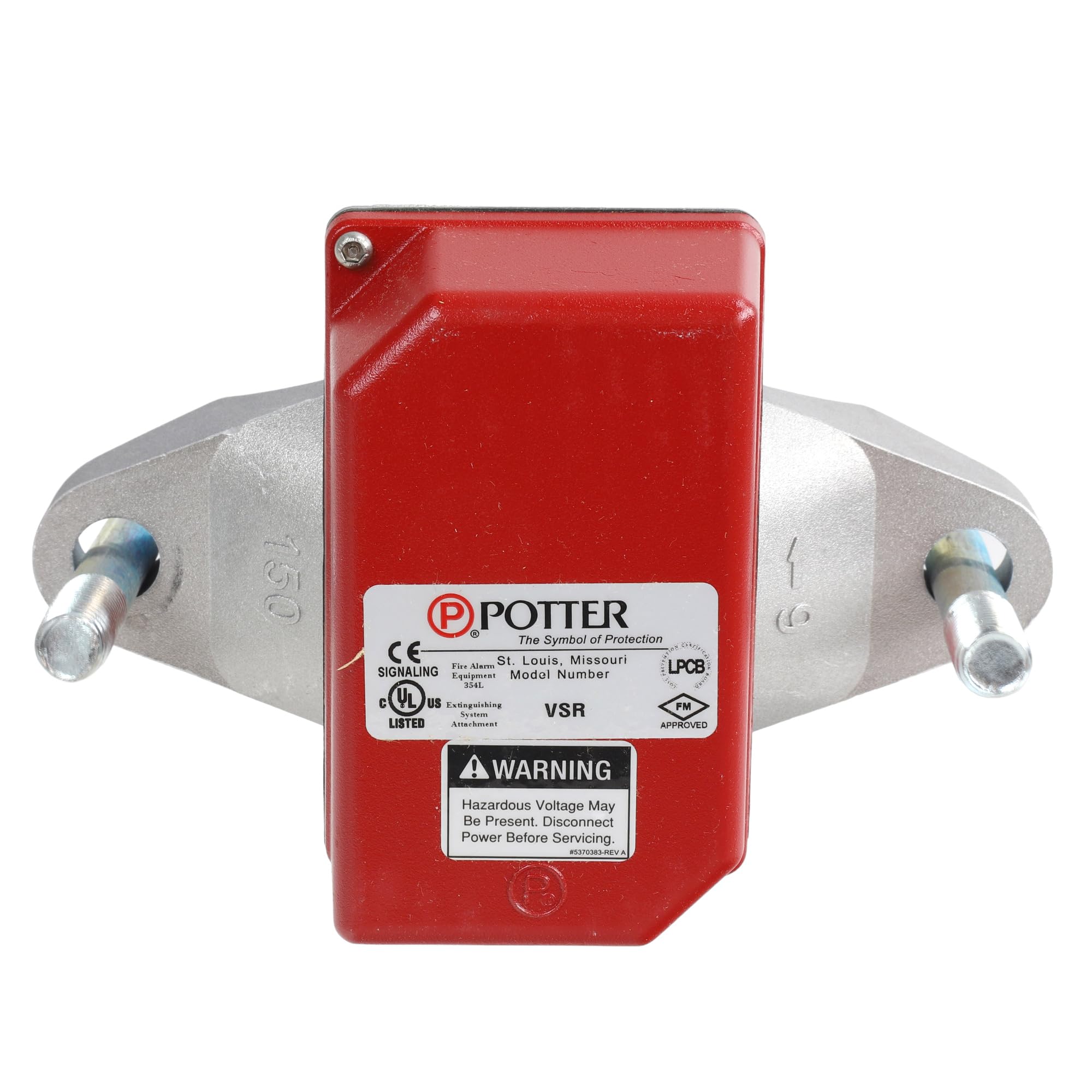 VSR6 Potter VSR-F Sprinkler Flow Switch - Fire Protection System Water Flow Detector for Buildings & Commercial Use - Perfect for Fire Alarm Monitoring & Safety Compliance