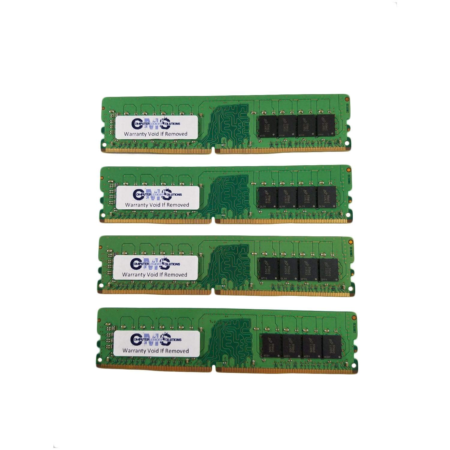 64GB (4x16GB) DDR4 2400MHz Non-ECC DIMM RAM Memory Upgrade Kit - Compatible with ASUS Prime B360-PLUS/CSM, B360M-A, B360M-C/CSM Motherboards - Perfect for Gaming PCs, Workstations & Server Upgrades