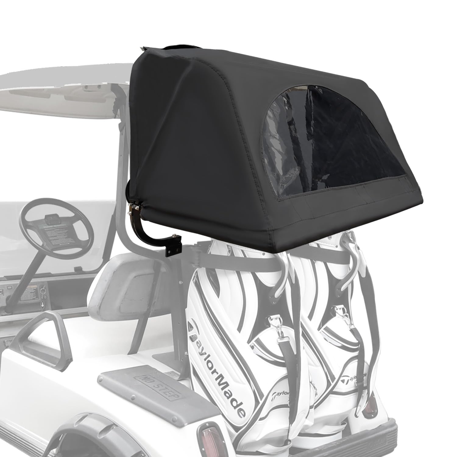 Universal Rear Bag Rain Cover Kit for Golf Carts - Waterproof Protection for Golf Clubs & Equipment - Perfect for Rainy Days & Outdoor Storage