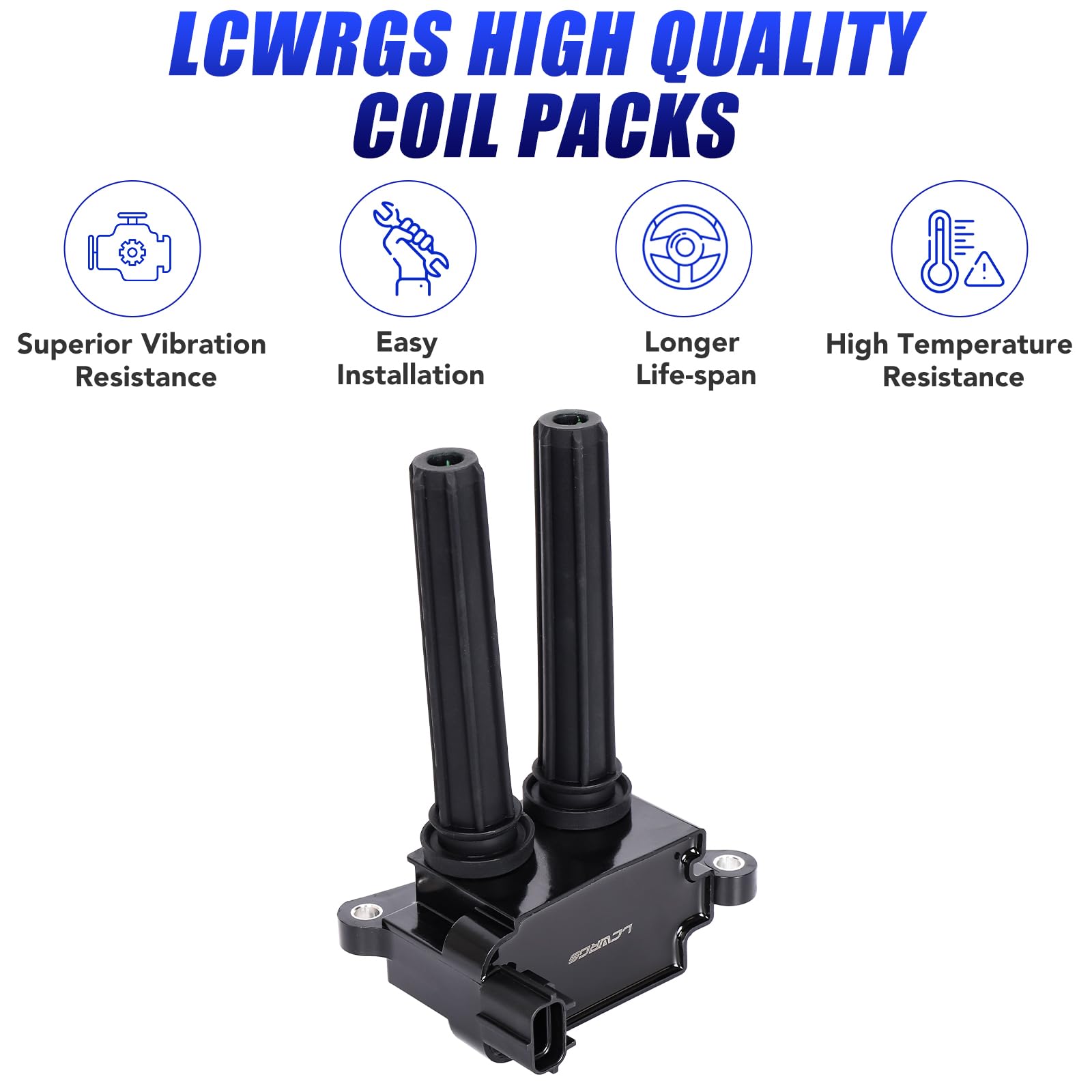 8x Ignition Coil Pack & 16x Iridium Spark Plugs Kit for 2009-2015 Dodge Ram 1500/2500/3500, Charger, Challenger, Durango - Compatible with 5.7L V8 HEMI Engine - High Performance Replacement Parts for Smoother Acceleration & Better Fuel Efficiency - Perfect for Off-Roading, Towing & Daily Driving