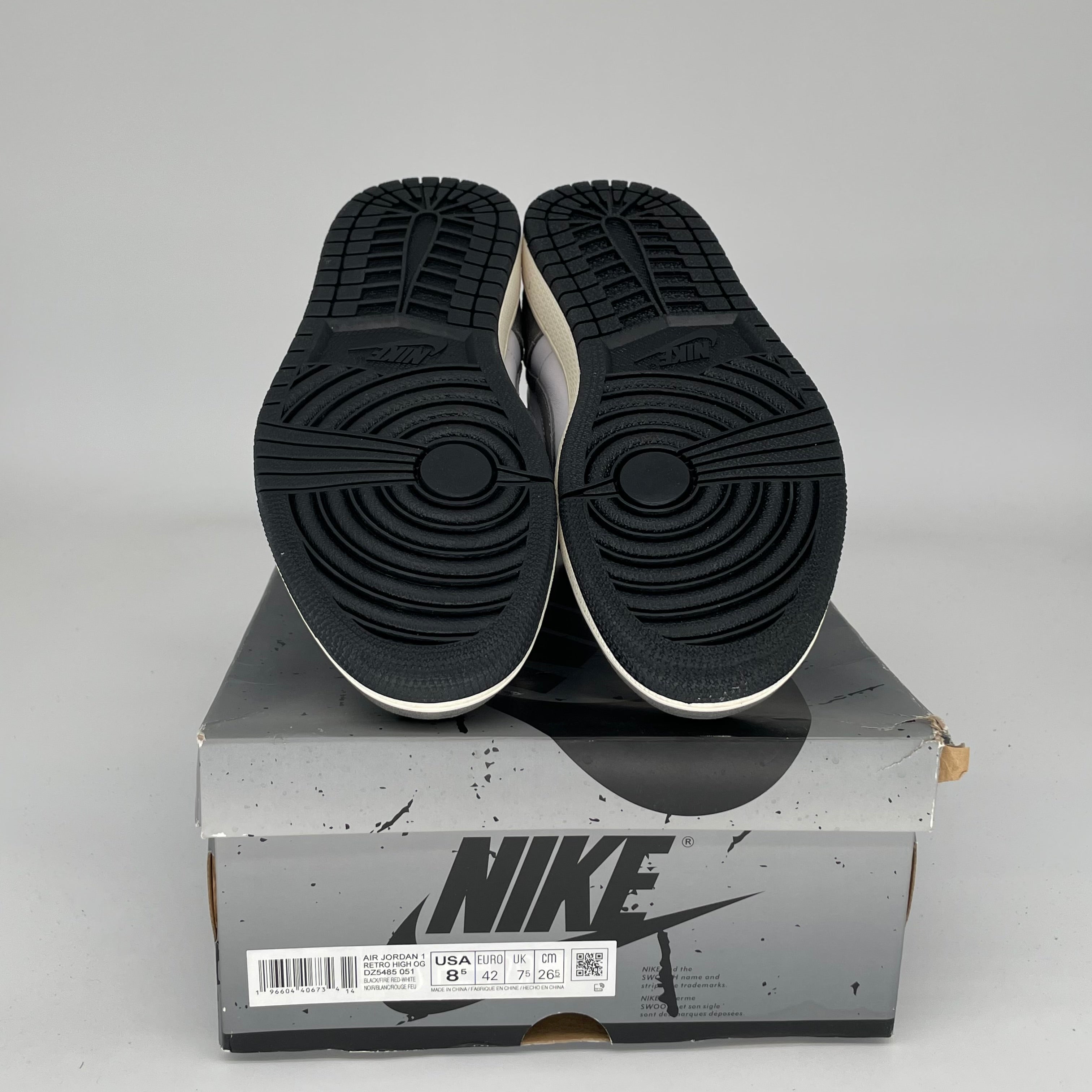 **AIR JORDAN 1 WASHED BLACK MEN'S SNEAKERS SIZE 8.5 DZ5485-051 – Perfect for Casual Wear, Street Style & Sneaker Collectors**