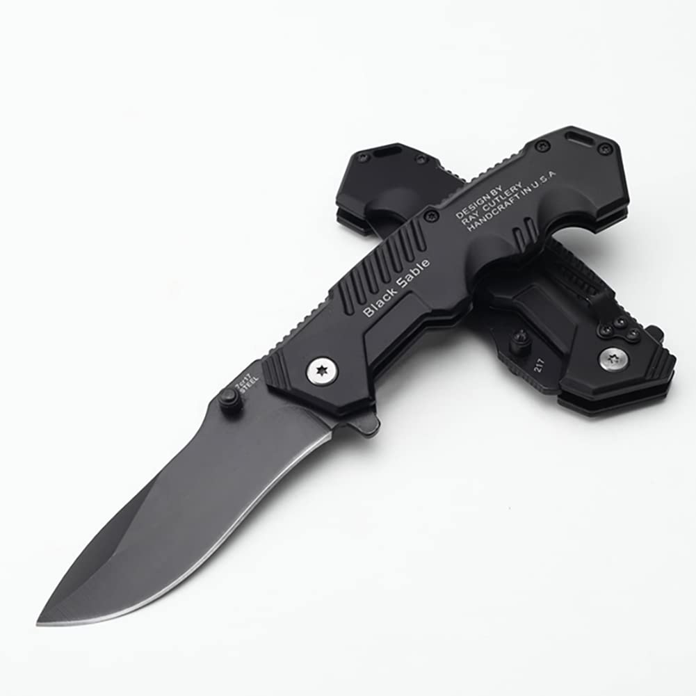 Best Pocket Folding Tactical EDC Knife with Liner Lock - Compact Survival Tool for Camping, Hiking & Everyday Carry