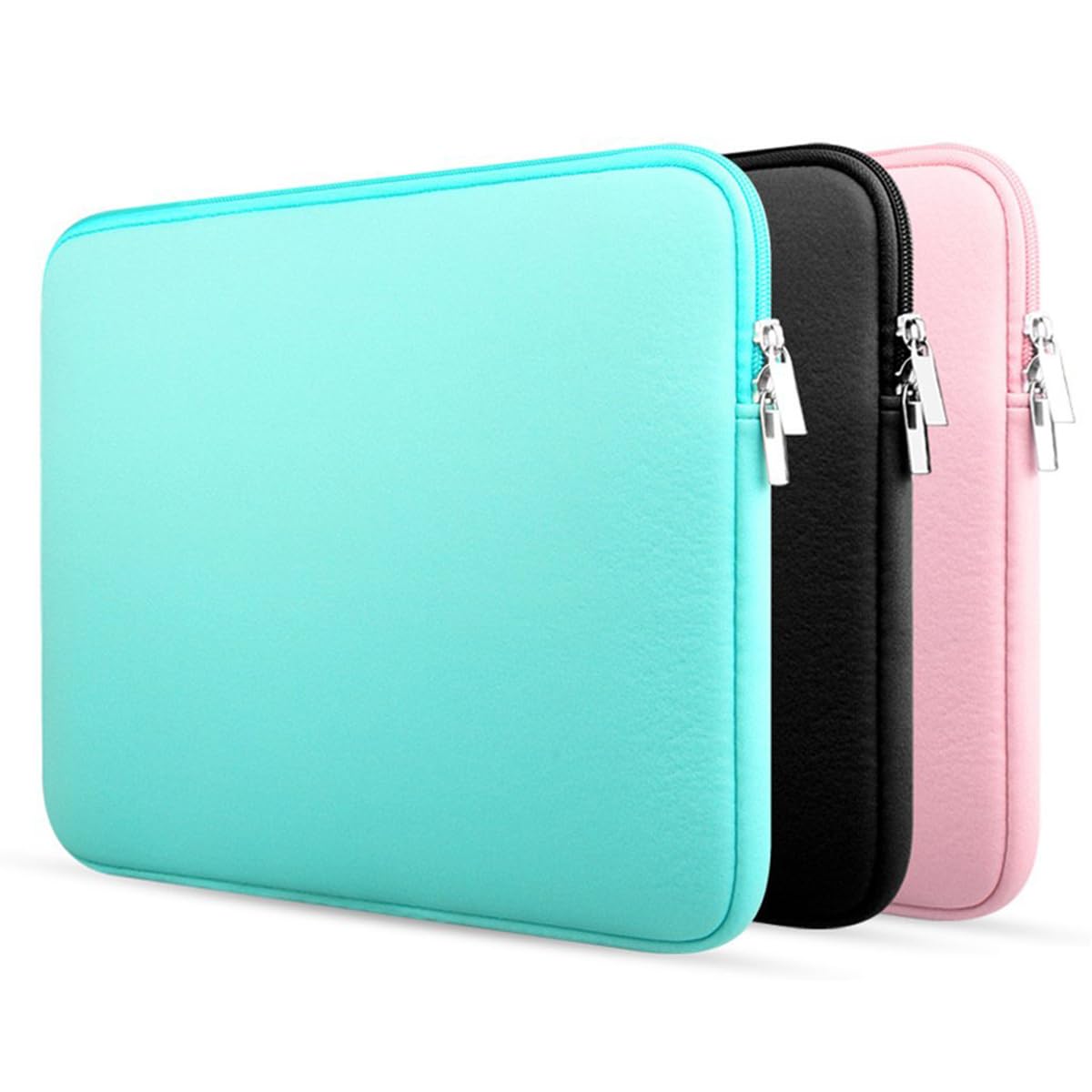 13 Inch Laptop Sleeve for MacBook Air Pro Retina - Waterproof Neoprene Protective Case (Black) | Perfect for Travel, Office & School Use