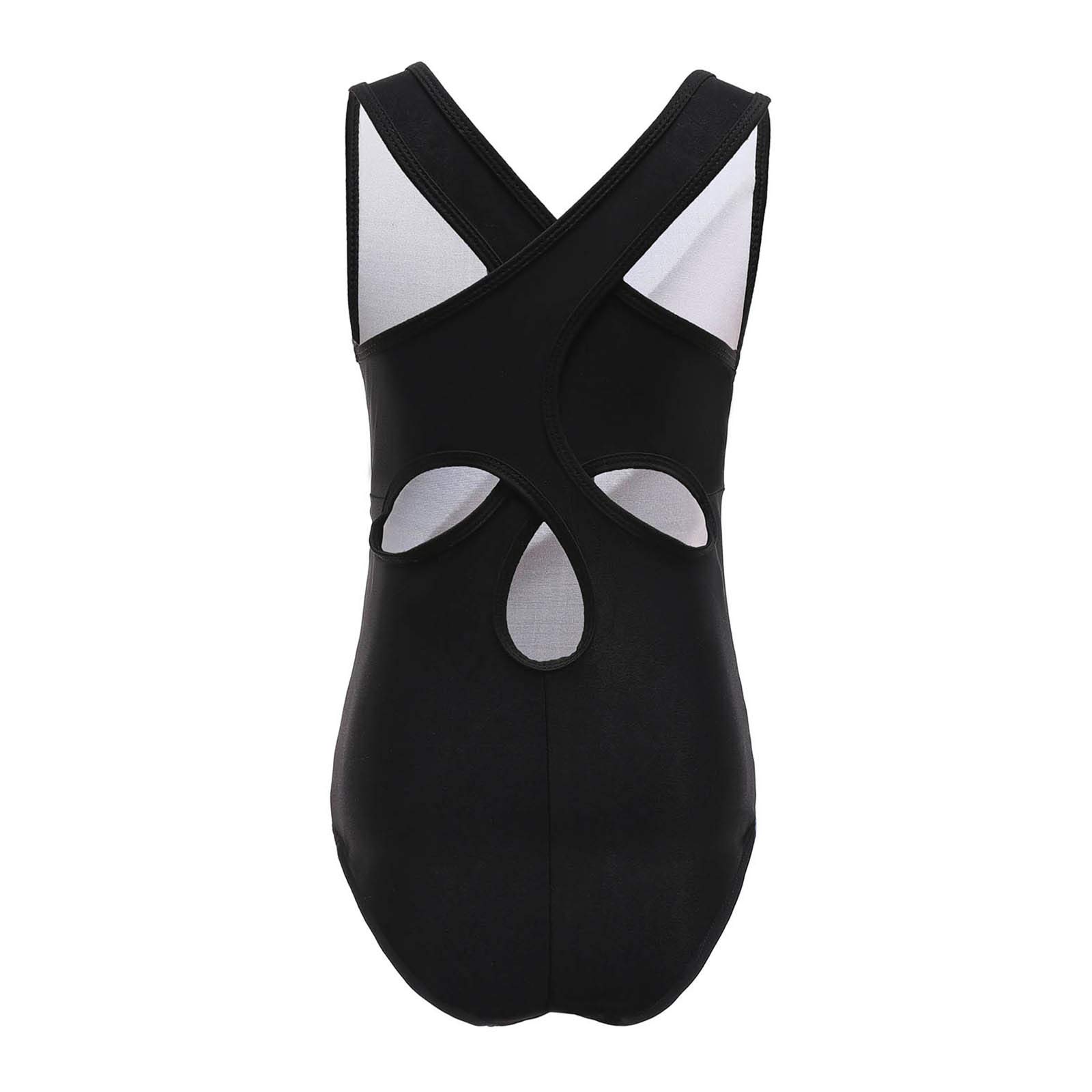 Viriber Girls' Gymnastics Leotards - Stretchy Dance & Ballet Outfits for Kids - Perfect for Gymnastics, Dance Class, Ballet Practice & Performance