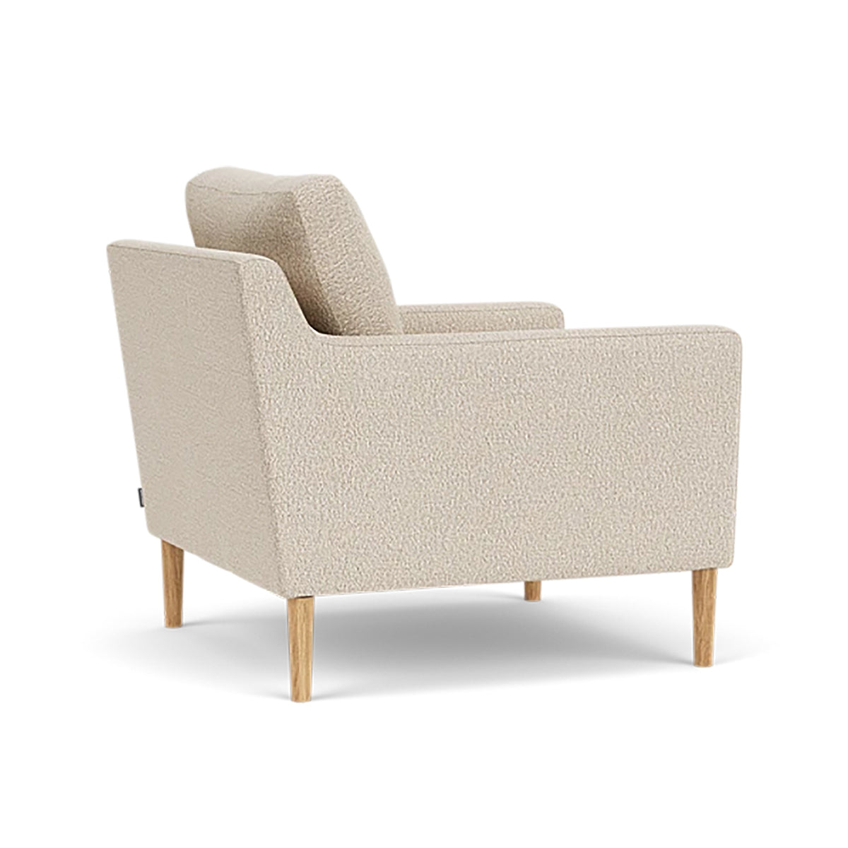 Astha Boucle Armchair - Modern Velvet Accent Chair for Living Room, Bedroom & Office - Soft Upholstered Lounge Chair with Solid Wood Legs - Stylish Home Decor for Cozy Reading Nook & Relaxation