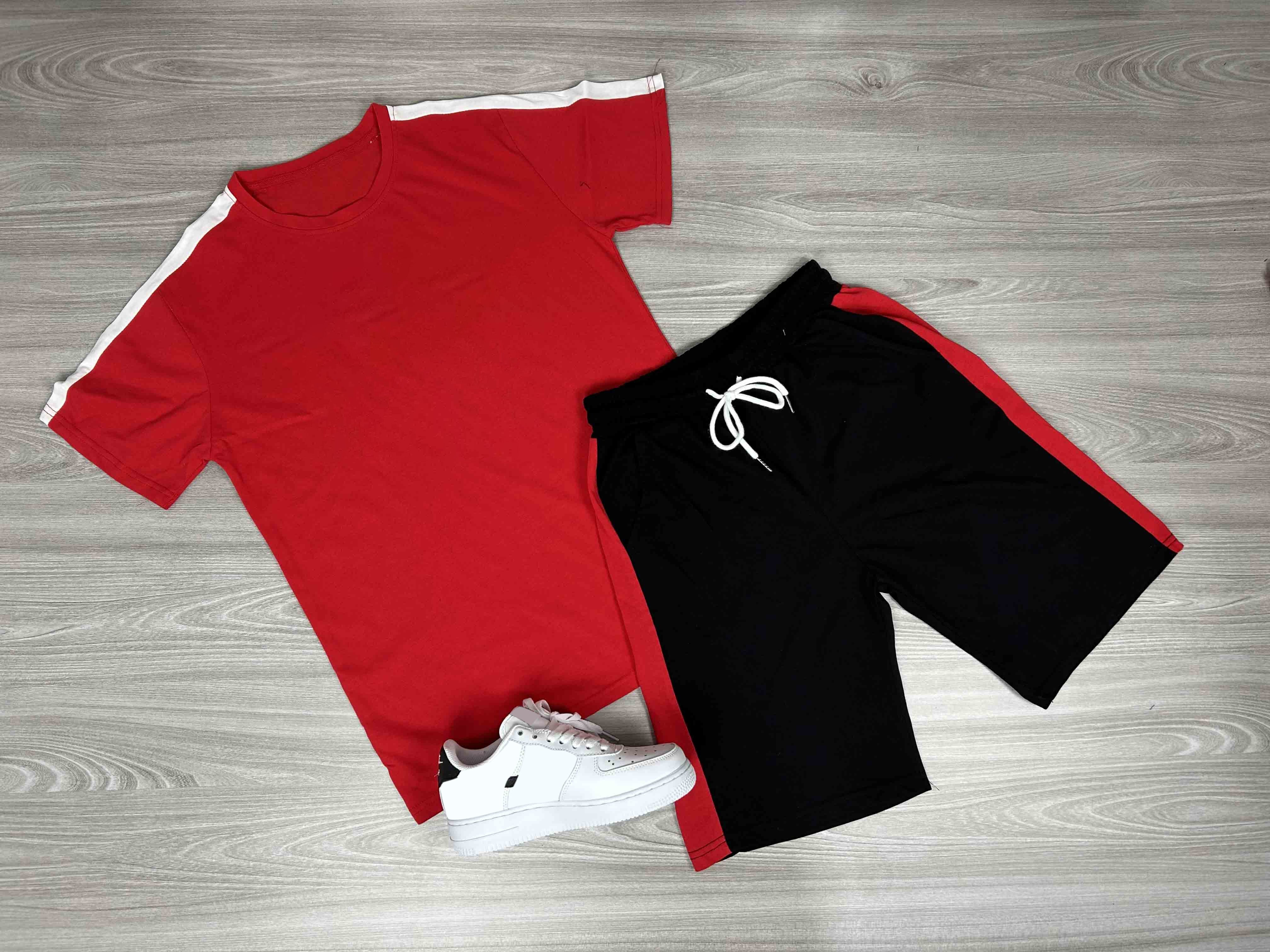 Men's Casual Short Sleeve T-Shirt & Athletic Shorts Set - Comfortable Summer Outfit for Gym, Running, Travel & Lounge Wear