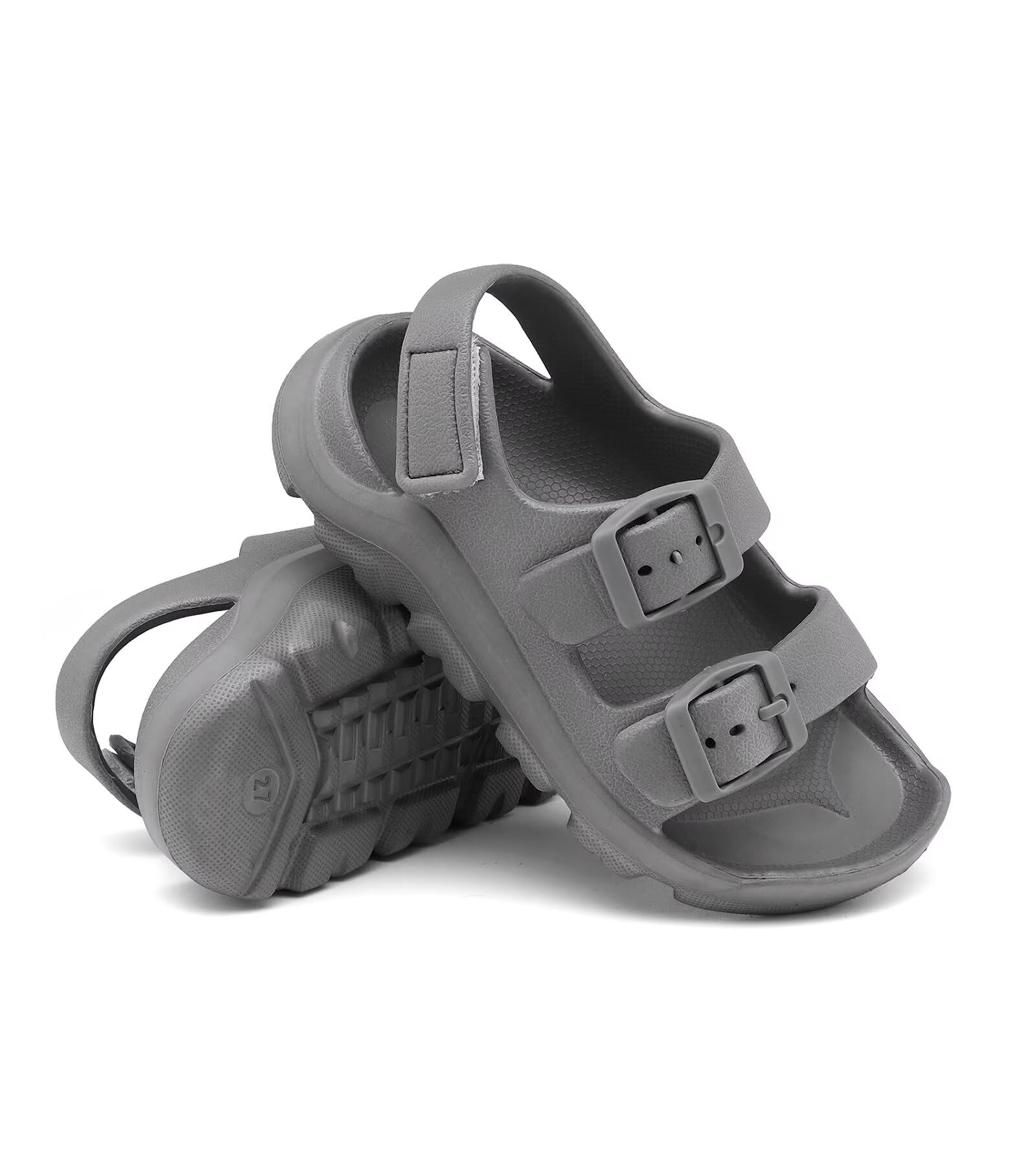 **Boys & Girls Adjustable Water Sandals with Buckle & Hook Loop Back Strap – Comfortable Toddler to Little Kid Sizes (5-12) – Perfect for Beach, Pool & Outdoor Play**