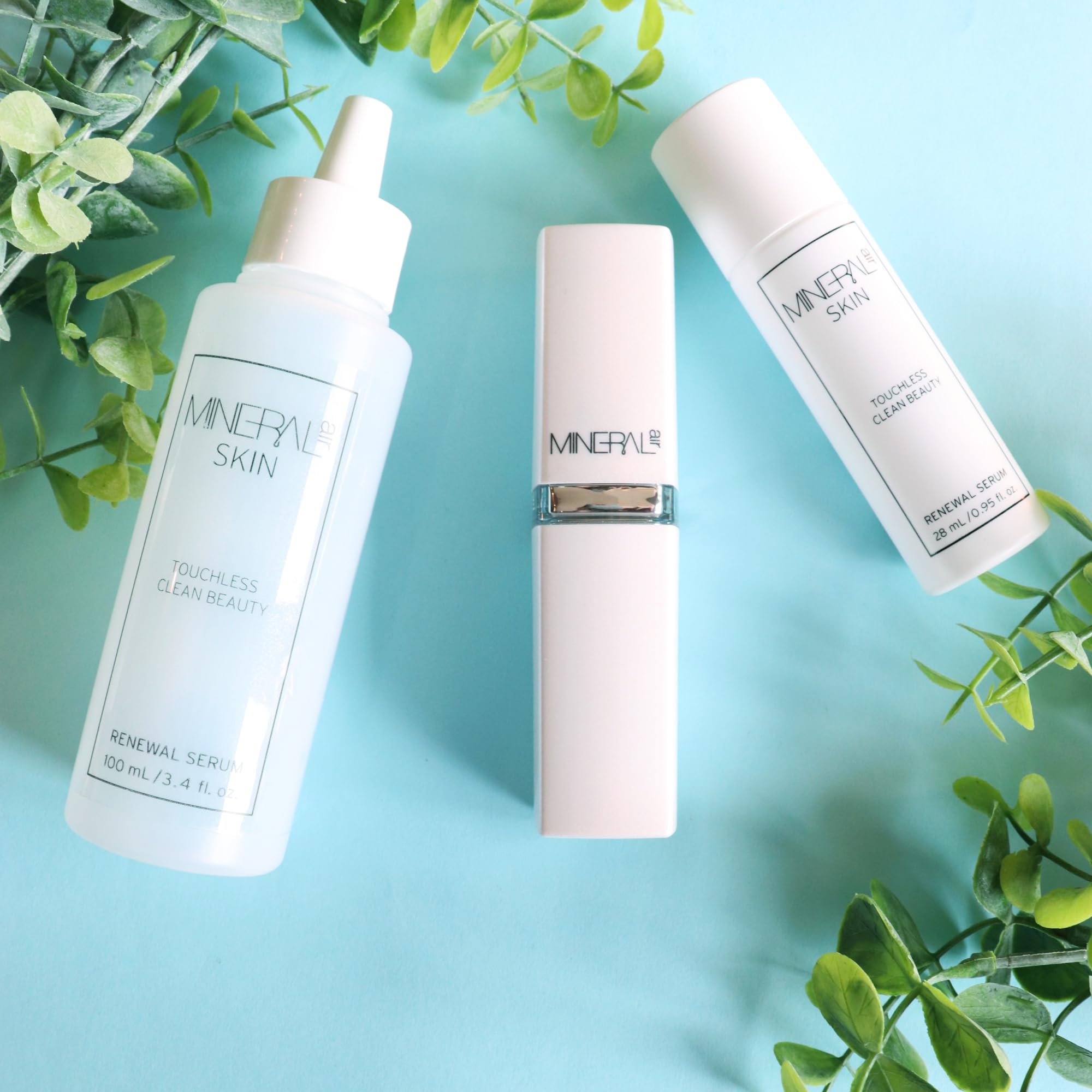 Mineral Air Renewal Serum System - Anti-Aging Face Serum with Natural Ingredients for Glowing Skin | Perfect for Daily Skincare Routine & Nighttime Hydration