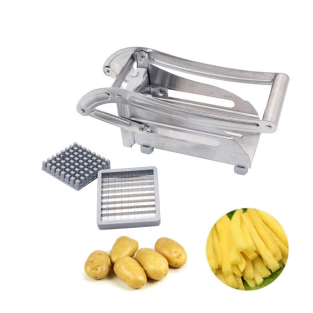 Manual Potato Chipper & Vegetable Slicer - Onion Cutter, French Fries Maker, Potato Peeler & Shredder for Kitchen - Perfect for Homemade Chips, Salads, and Healthy Snacks