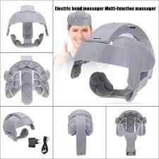 Relax Brain Acupuncture Points Stress Relief Massager - Electric Vibration Head Massage Machine for Tension Release & Mental Clarity | Perfect for Office, Home & Travel Use