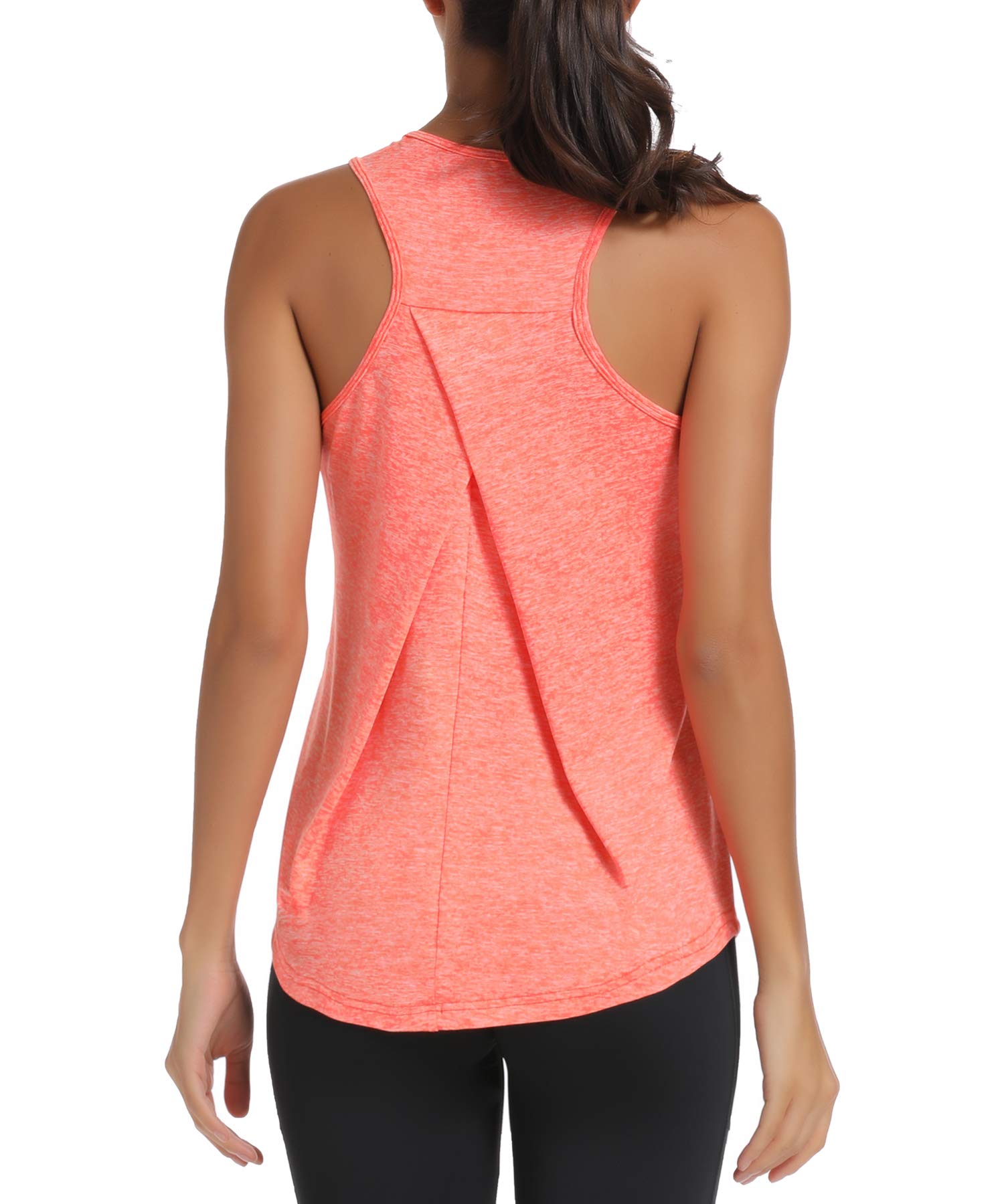 Women's Workout Tank Tops - Breathable Racerback Gym Shirts for Yoga, Running & Fitness Training | Lightweight Athletic Exercise Tops for Women | Perfect for Gym, Yoga Studio & Outdoor Workouts