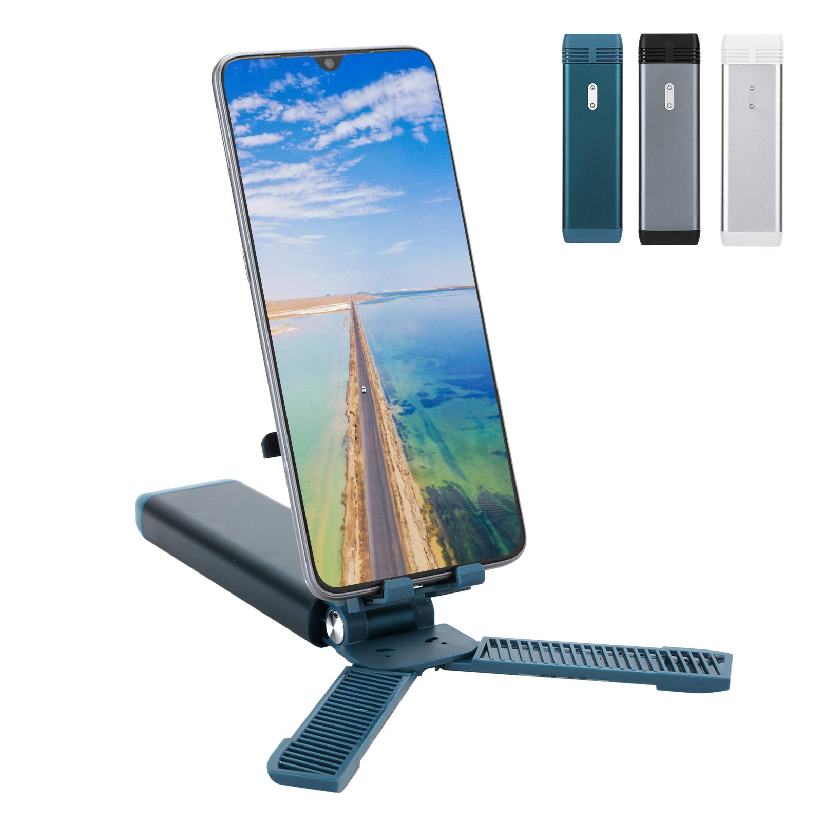 Adjustable Phone Stand - Portable, Liftable Desktop Holder for Smartphones & Tablets - Multi-Angle Deformable Bracket (Black) - Perfect for Work, Study, and Video Calls