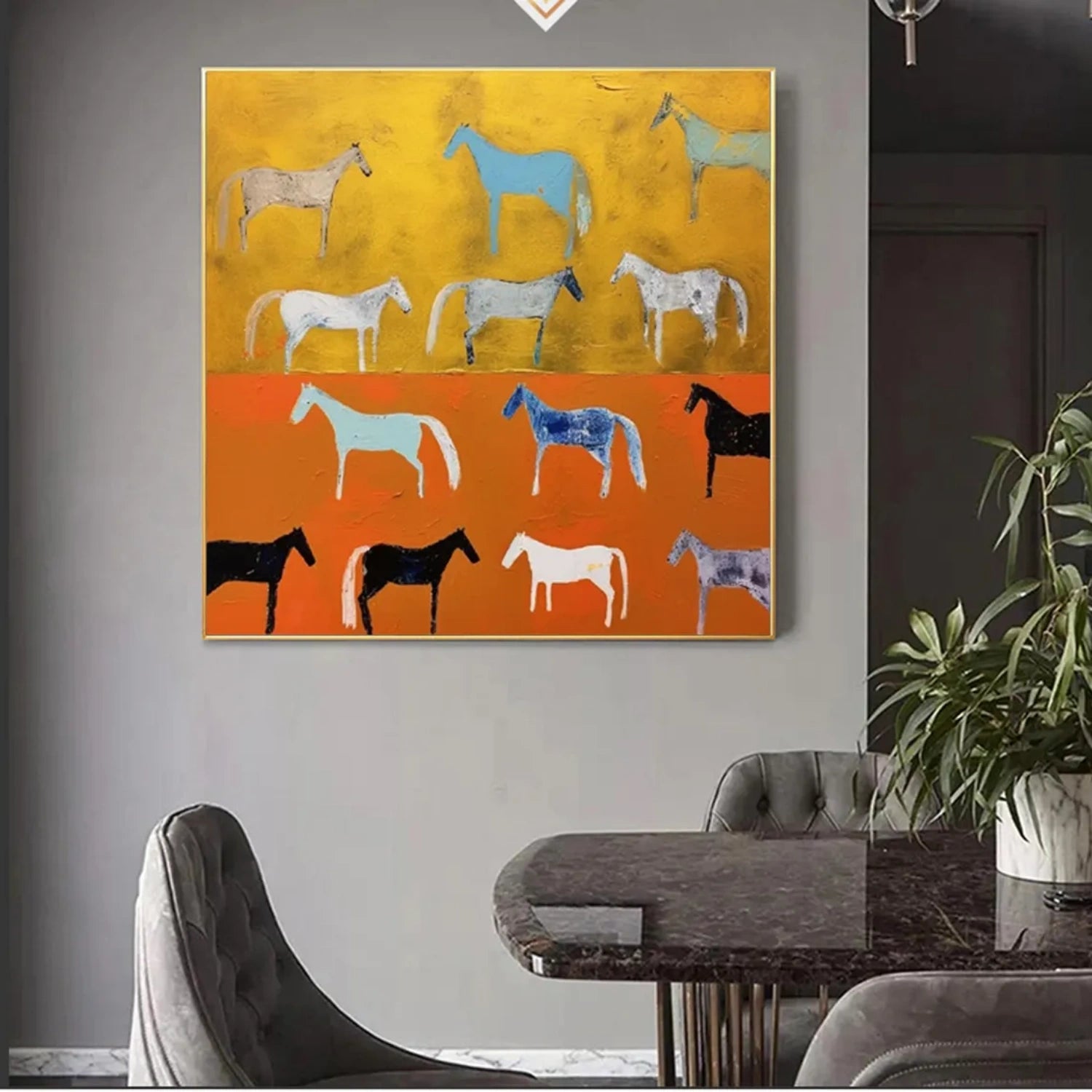 Animal Art Painting #AP127 - Handmade Wildlife Canvas Art for Home & Office Decor | Perfect for Living Room, Bedroom, or Gift