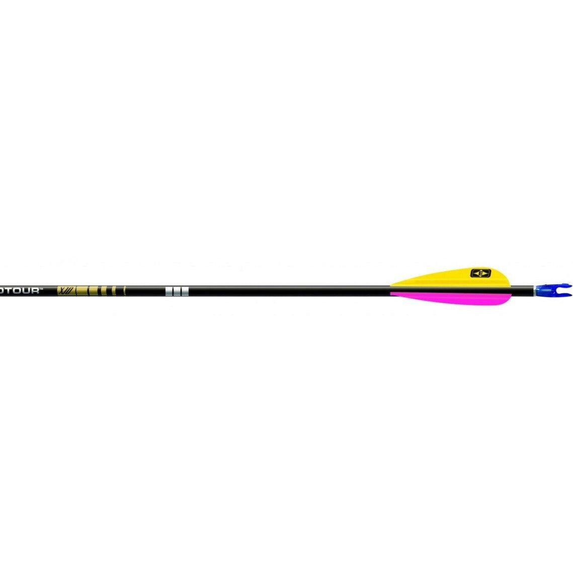 Easton X10 Protour Arrows with Spin Vanes - 12 Pack Custom Made for Target Archery & Competition Shooting