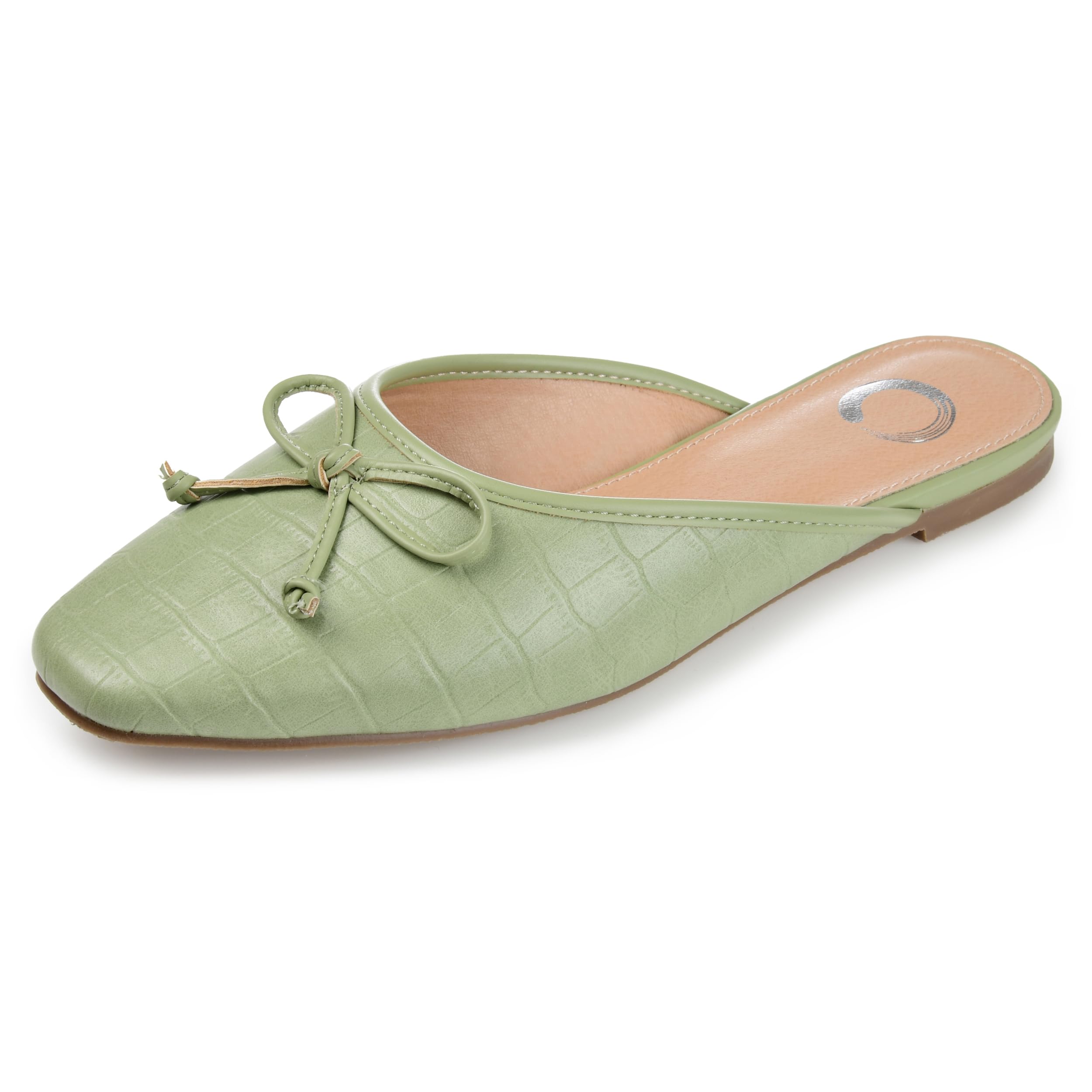 Journee Collection Women's Comfortable Ballet Flats - Lightweight Slip-On Shoes for Work, Travel & Everyday Wear