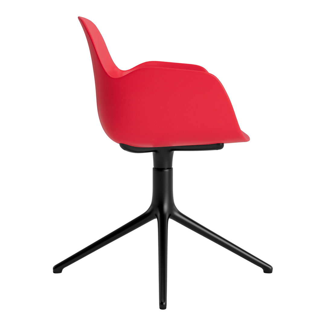 Modern Form Armchair with 4L Swivel Base - Ergonomic Office Chair for Home & Workspace - Perfect for Working, Gaming, and Relaxing