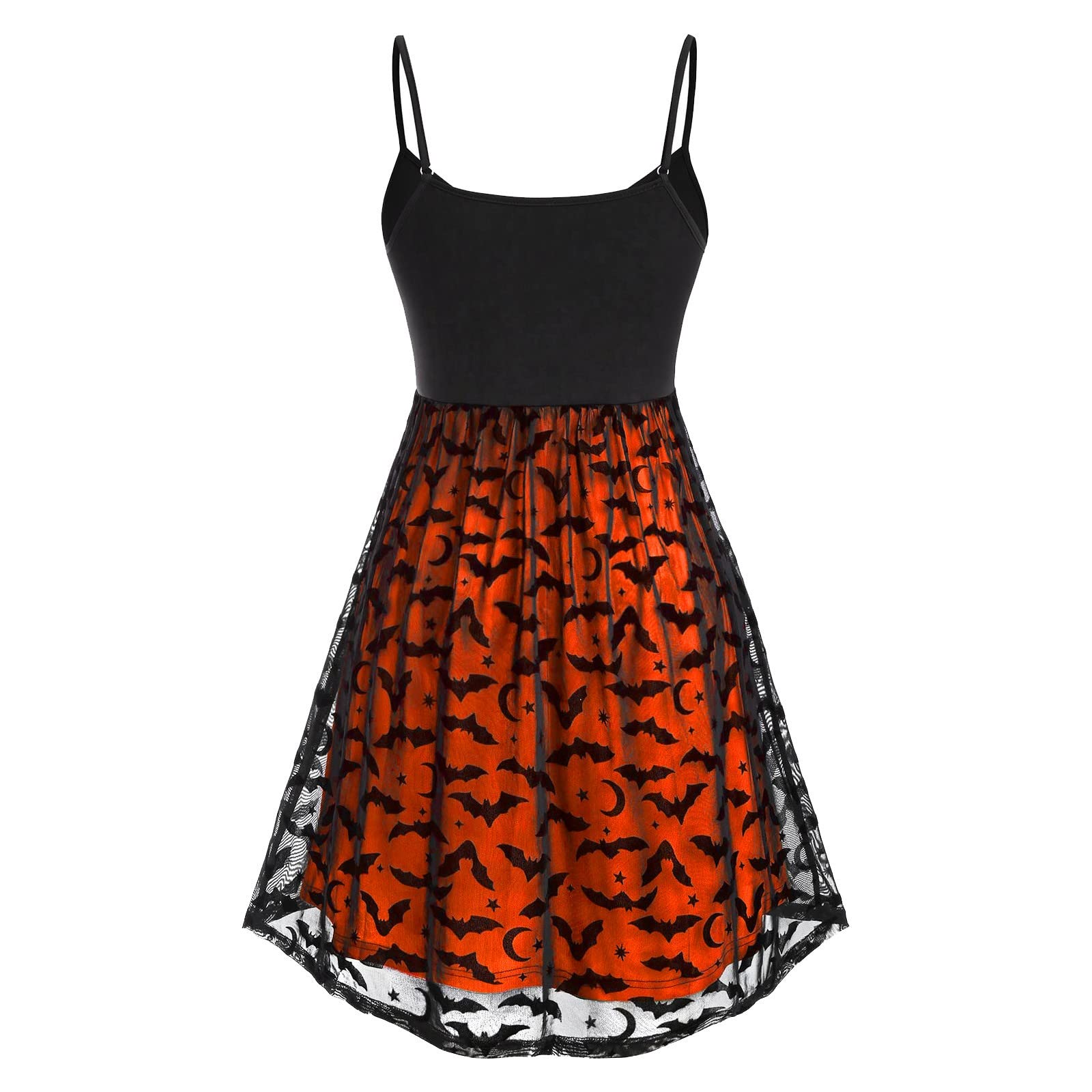 Gothic Women's Vintage Bat Belt Dress for Halloween Party & Festival - Elegant Button Down Gothic Dress for Cosplay, Themed Events & Dark Fashion Lovers