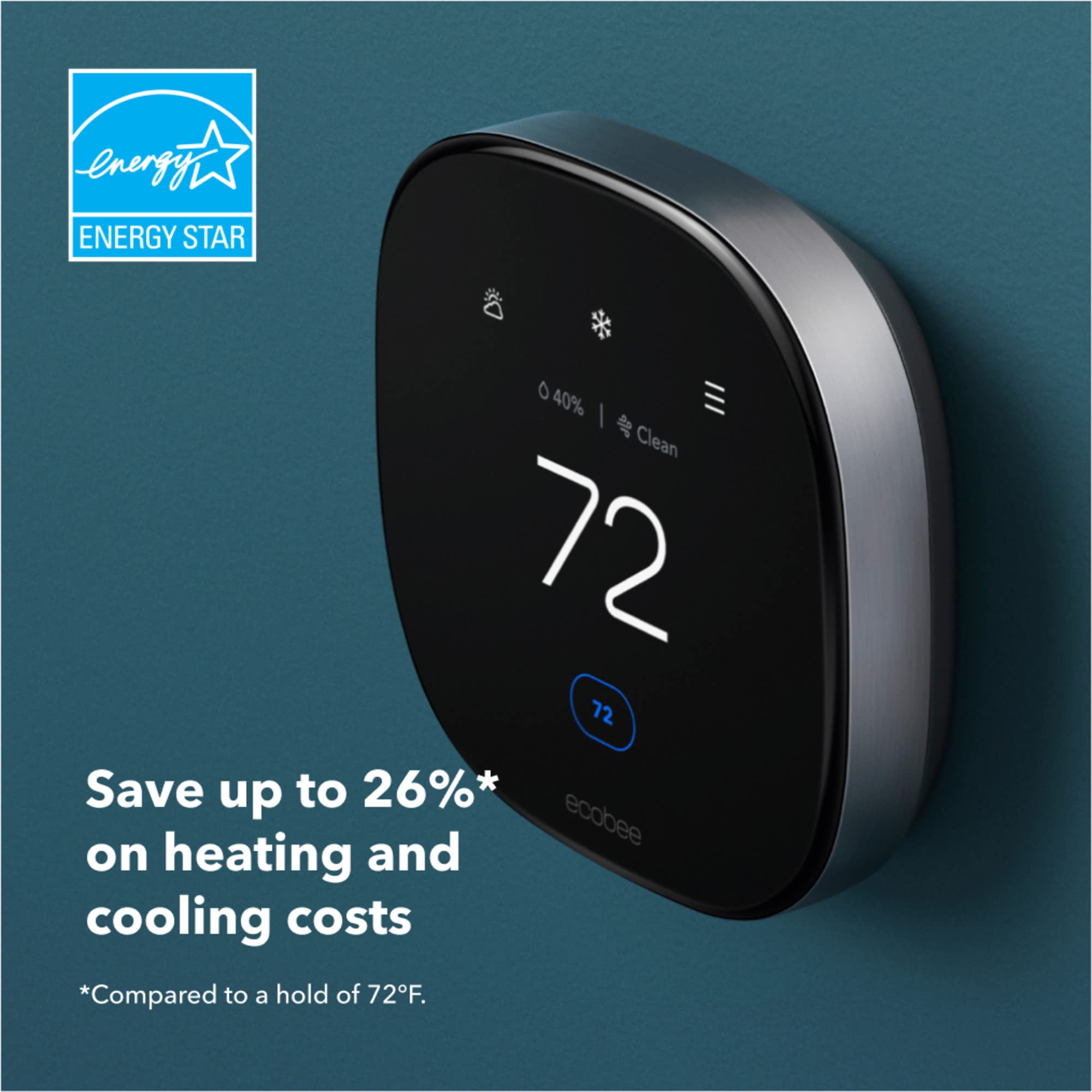 ecobee Smart Home Security Bundle - Smart Thermostat Premium, Wired Doorbell Camera & Smart Sensors for Doors/Windows | Energy Savings & Home Protection | Perfect for Smart Home Automation & Family Safety