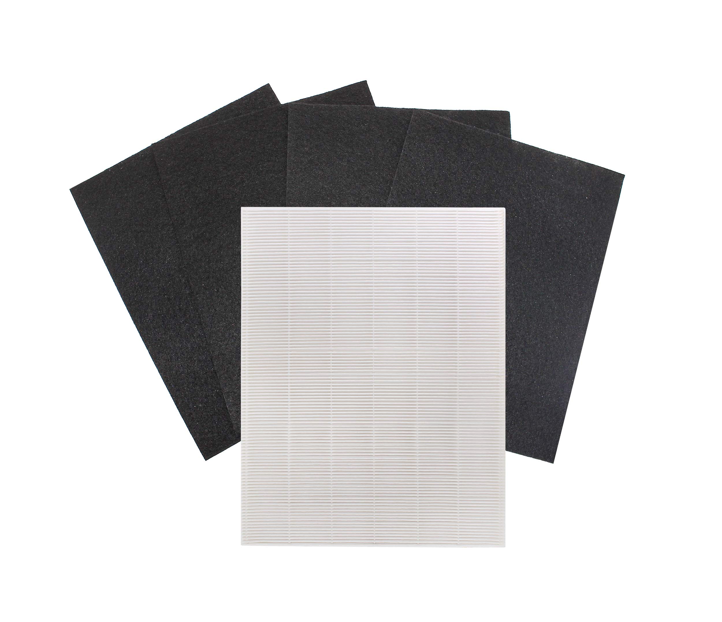 Winix 115112 Air Cleaner Replacement Filters - 3-Pack True HEPA Filter + 12 Carbon Filters | Compatible with Winix 115112 Air Purifier | Improves Indoor Air Quality for Home, Office & Bedroom
