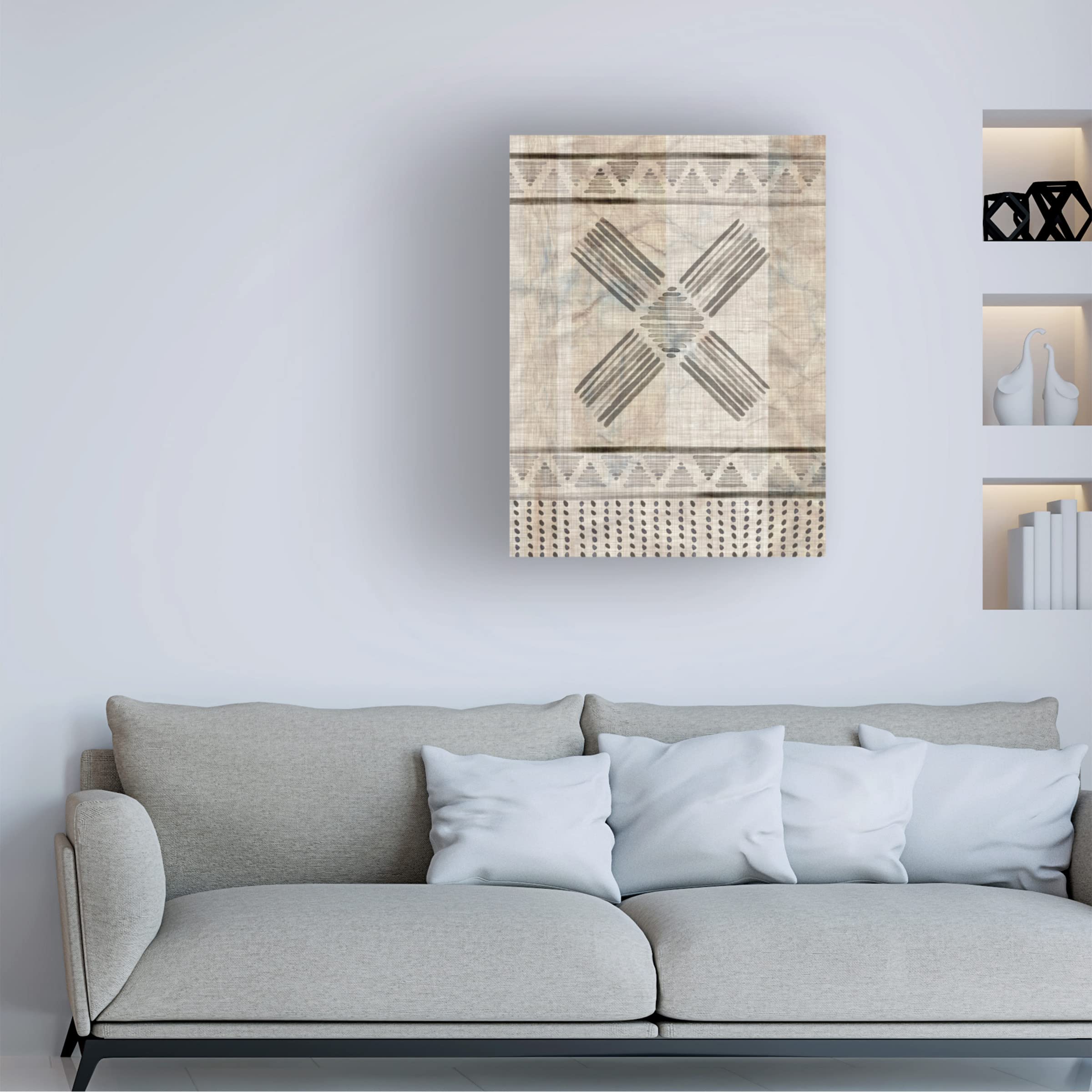 Jennifer Paxton Parker 'Moroccan Fringe II' Canvas Wall Art Print - Modern Boho Home Decor for Living Room, Bedroom & Office