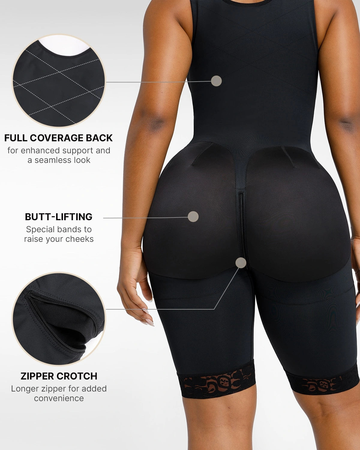AirSlim® Full Body Butt Lifting Bodysuit - Shapewear for Women, Tummy Control & Waist Trainer - Perfect for Dresses, Jeans & Special Occasions
