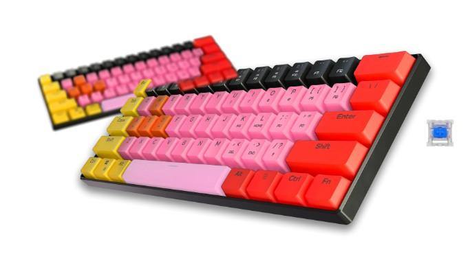 T1 Pro Gaming Keyboard - Mechanical RGB Backlit Wired Keyboard for PC, Mac - Fast Response & Anti-Ghosting - Perfect for Gaming, Typing & Office Work
