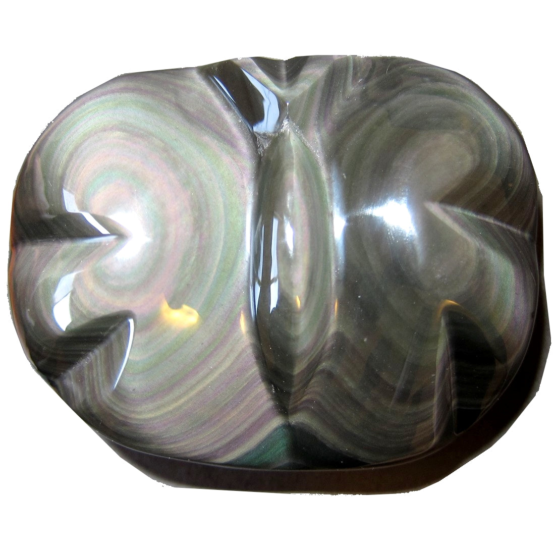 Rainbow Obsidian Butterfly Pendant - Healing Crystal Jewelry for Necklace & Energy Balancing | Perfect for Meditation, Yoga & Spiritual Gifts