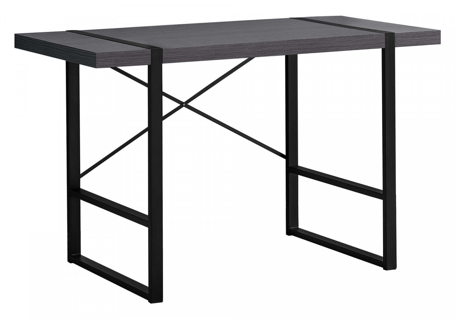 Dray Desk - Modern Dark Grey Home Office Desk for Small Spaces | Perfect for Remote Work, Study & Gaming