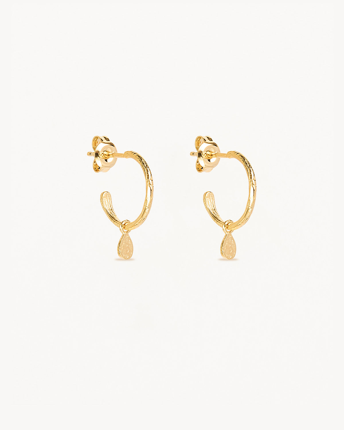 18K Gold Vermeil Grace Hoops - Elegant Dainty Earrings for Women, Hypoallergenic & Tarnish Resistant Jewelry - Perfect for Everyday Wear, Parties & Special Occasions