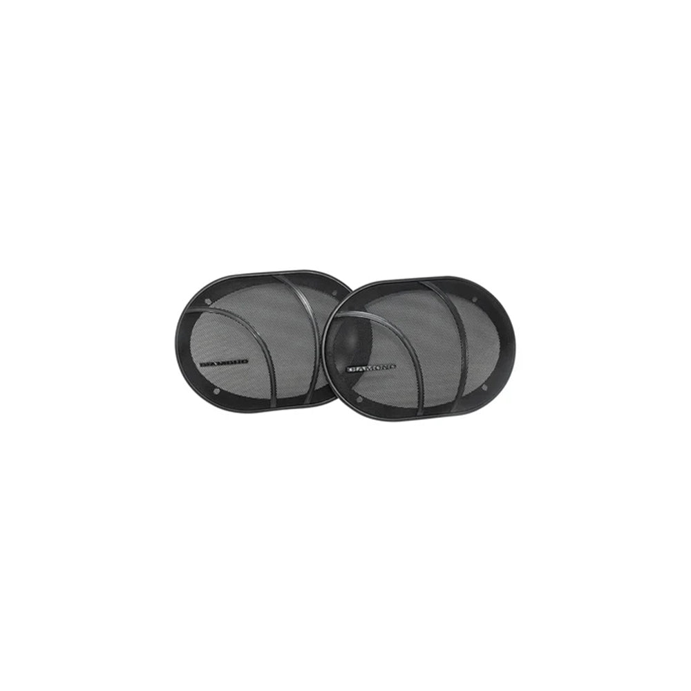 Premium Diamond Audio DSG69 6x9 Inch Speaker Grills Pair - High-Quality Car Audio Protection for Ford, Chevy, Dodge Vehicles - Perfect for Car Stereo Upgrades & Sound System Protection