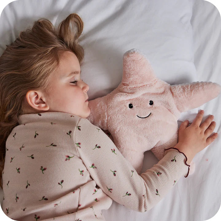 Warmies Starfish - Soft Microwavable Plush Heating Pad for Kids & Adults - Perfect for Stress Relief, Muscle Pain, and Relaxation at Home or Office